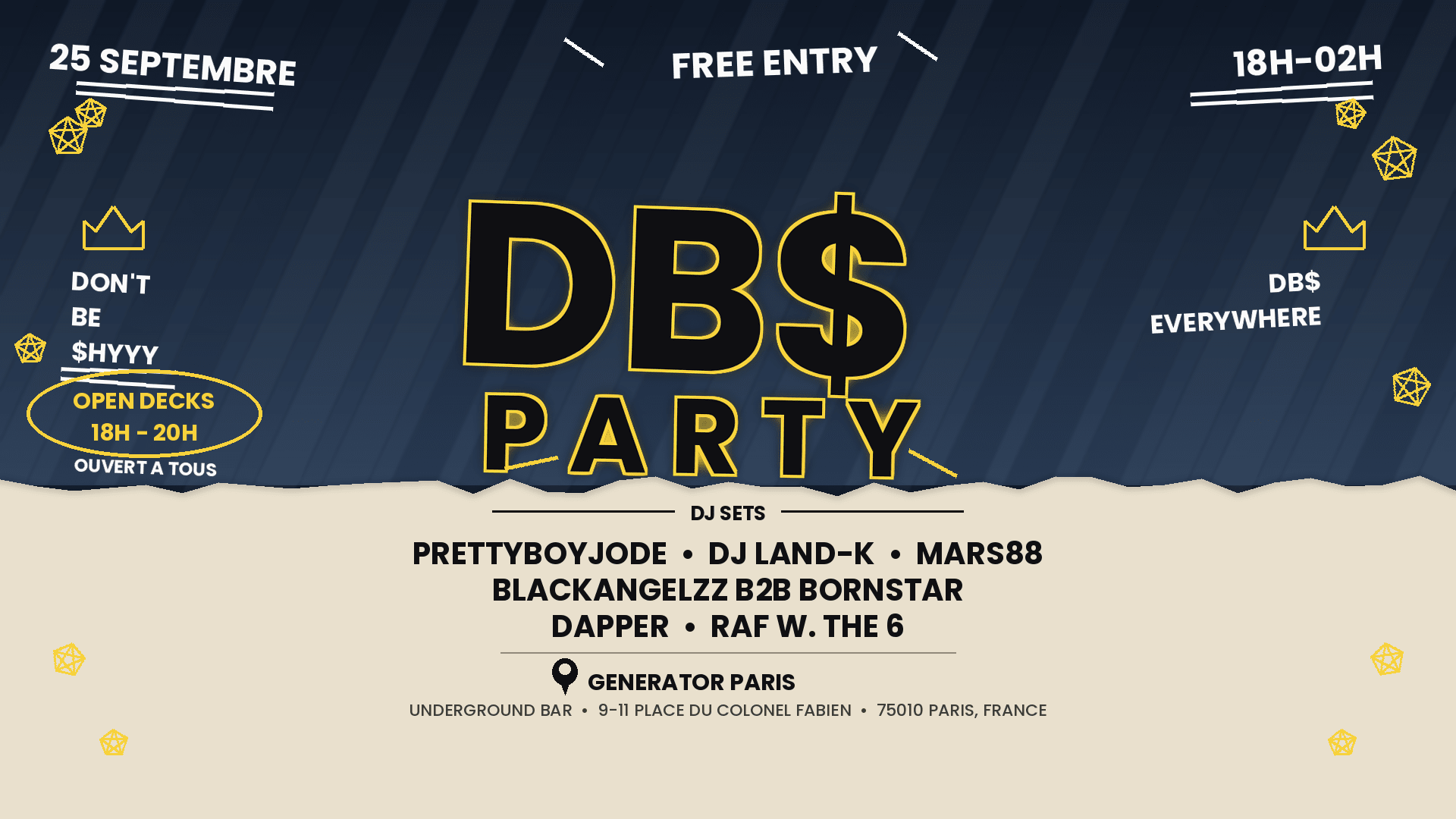 Db$ Party @ Generator