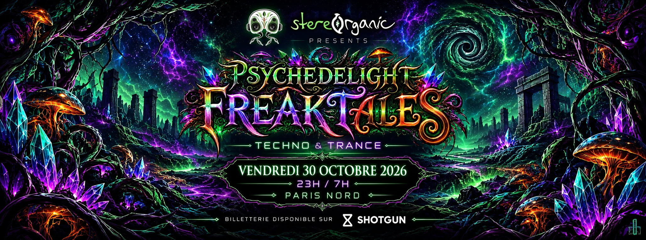 Stereorganic Présente : Psychedelight - Freaktales