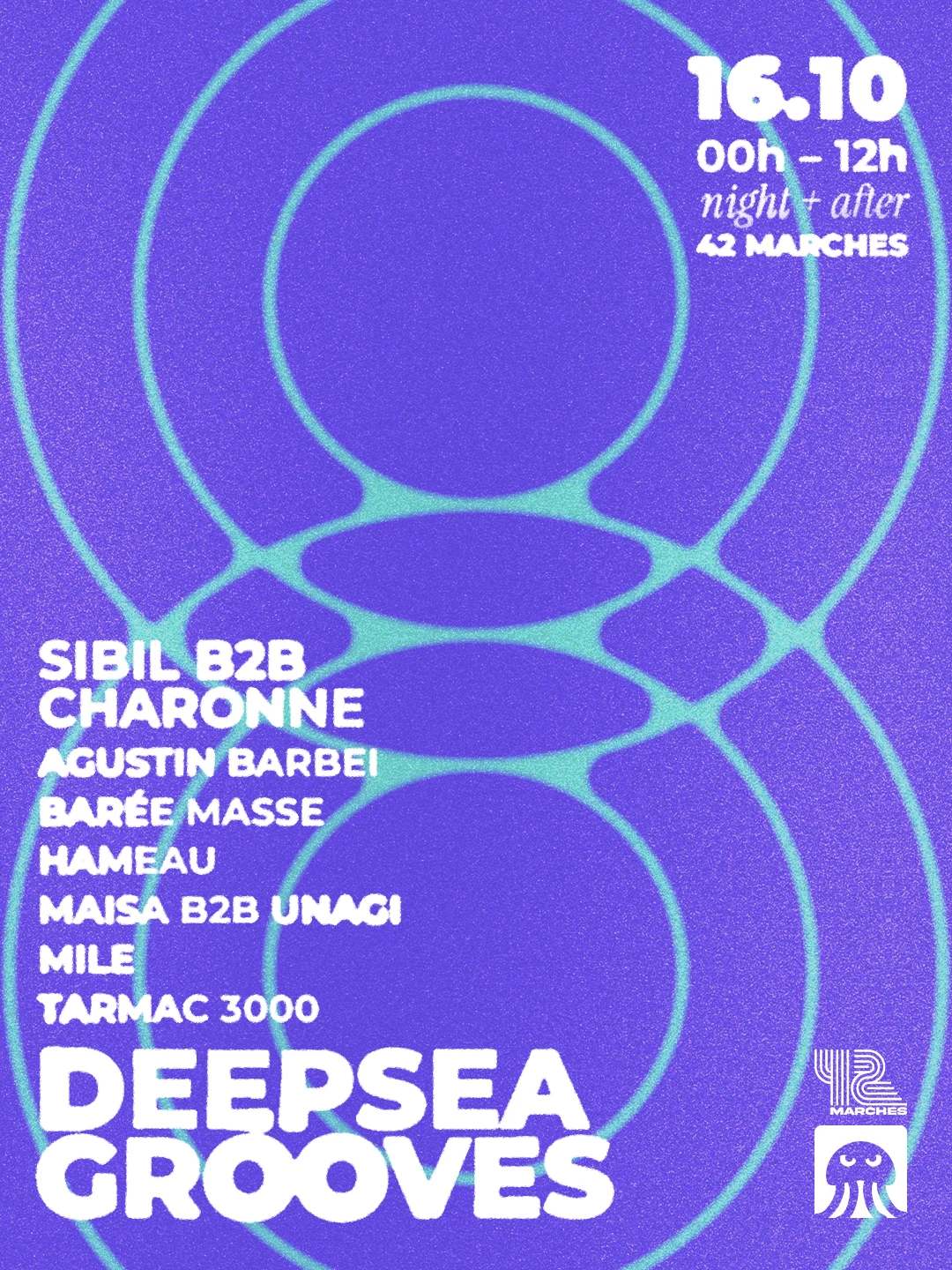 Night + After - Deepsea Grooves Invite Sibil B2b Charonne