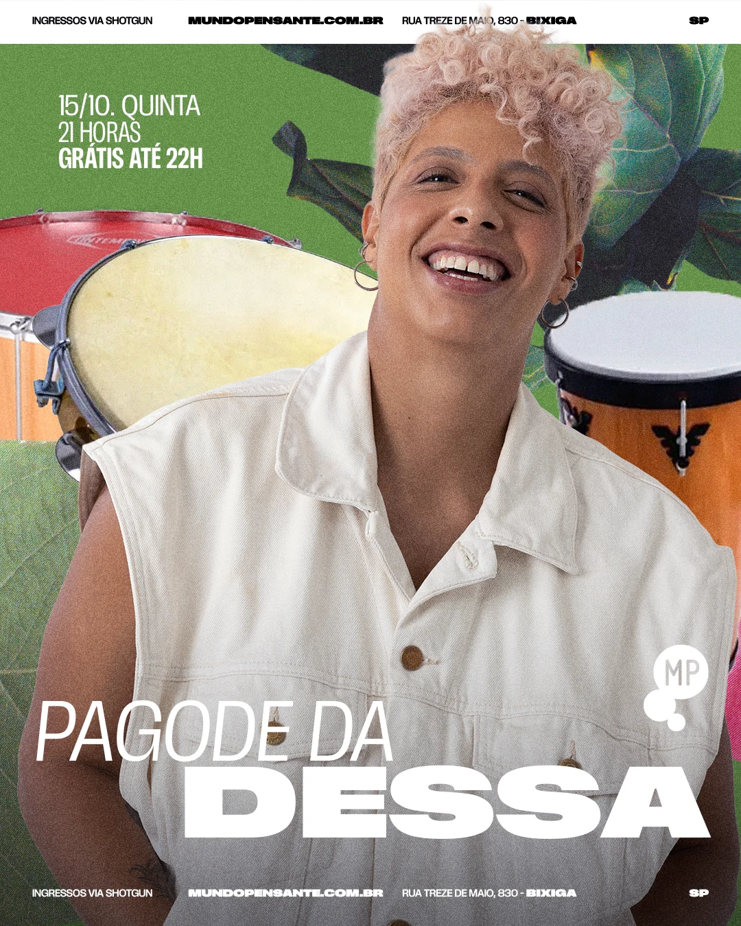 15/10 - Pagode Da Dessa No Mundo Pensante