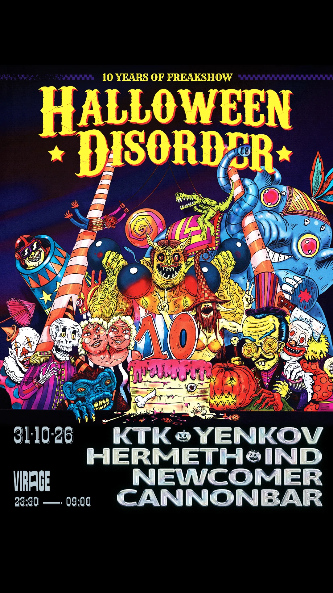 Disorder Halloween: Ktk, Yenkov, Hermeth, Ind, Cannonbar