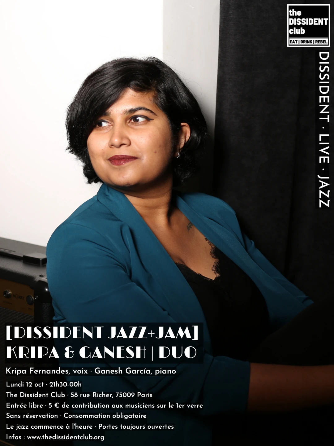 [Dissident Jazz+Jam] Ganesh & Kripa | Duo