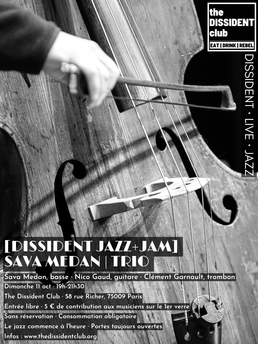 [Dissident Jazz+Jam] Sava | Trio