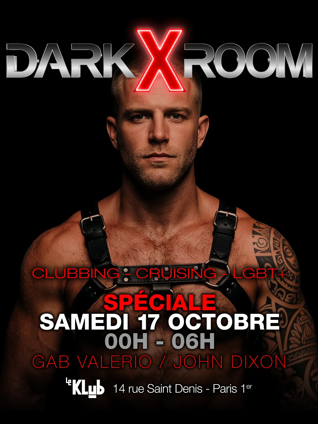 Darkxroom Spéciale Samedi 17 Octobre 2026