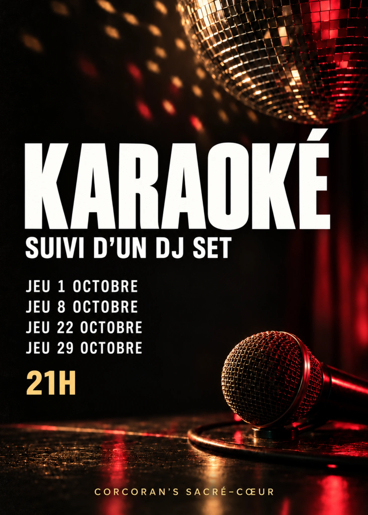 Karaoké & Dj Set - 22.10