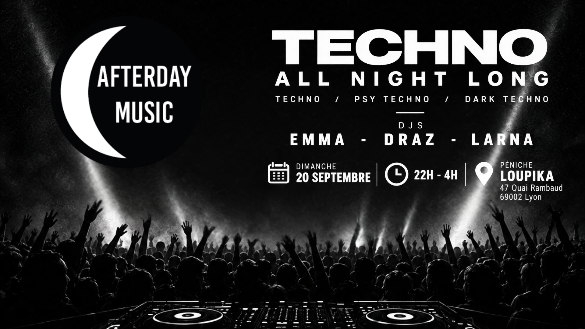 Techno All Night Long - Loupika | Emma - Draz - Larna