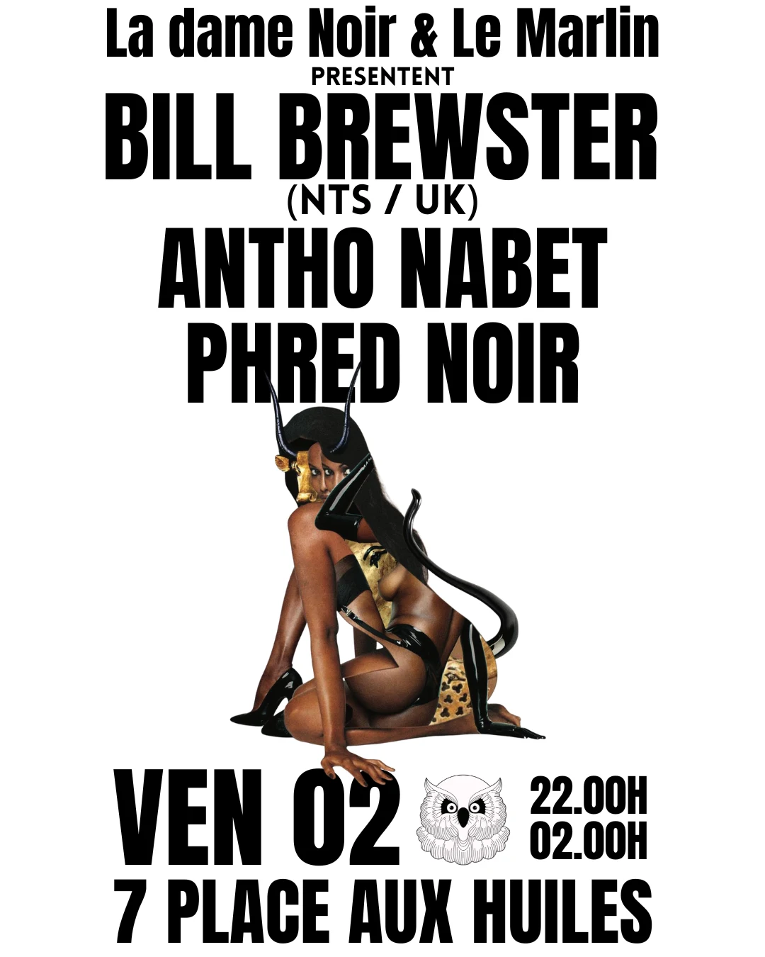 Bill Brewster, Antho Nabet & Phred Noir @ Le Marlin
