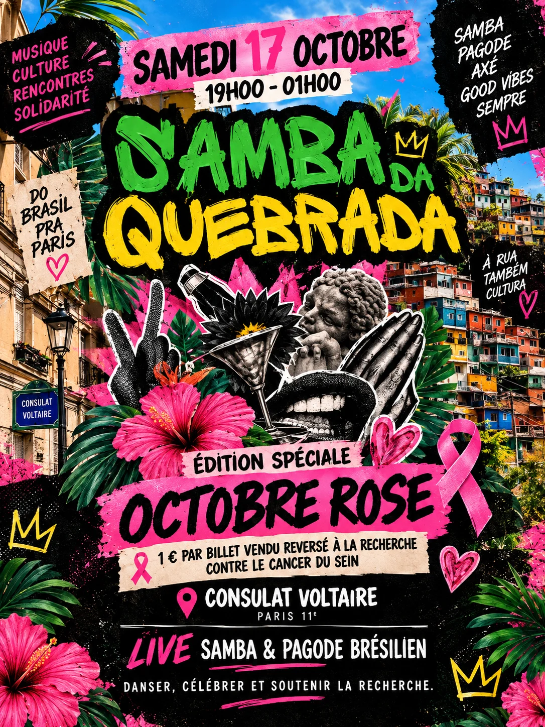 Samba Da Quebrada Octobre Rose