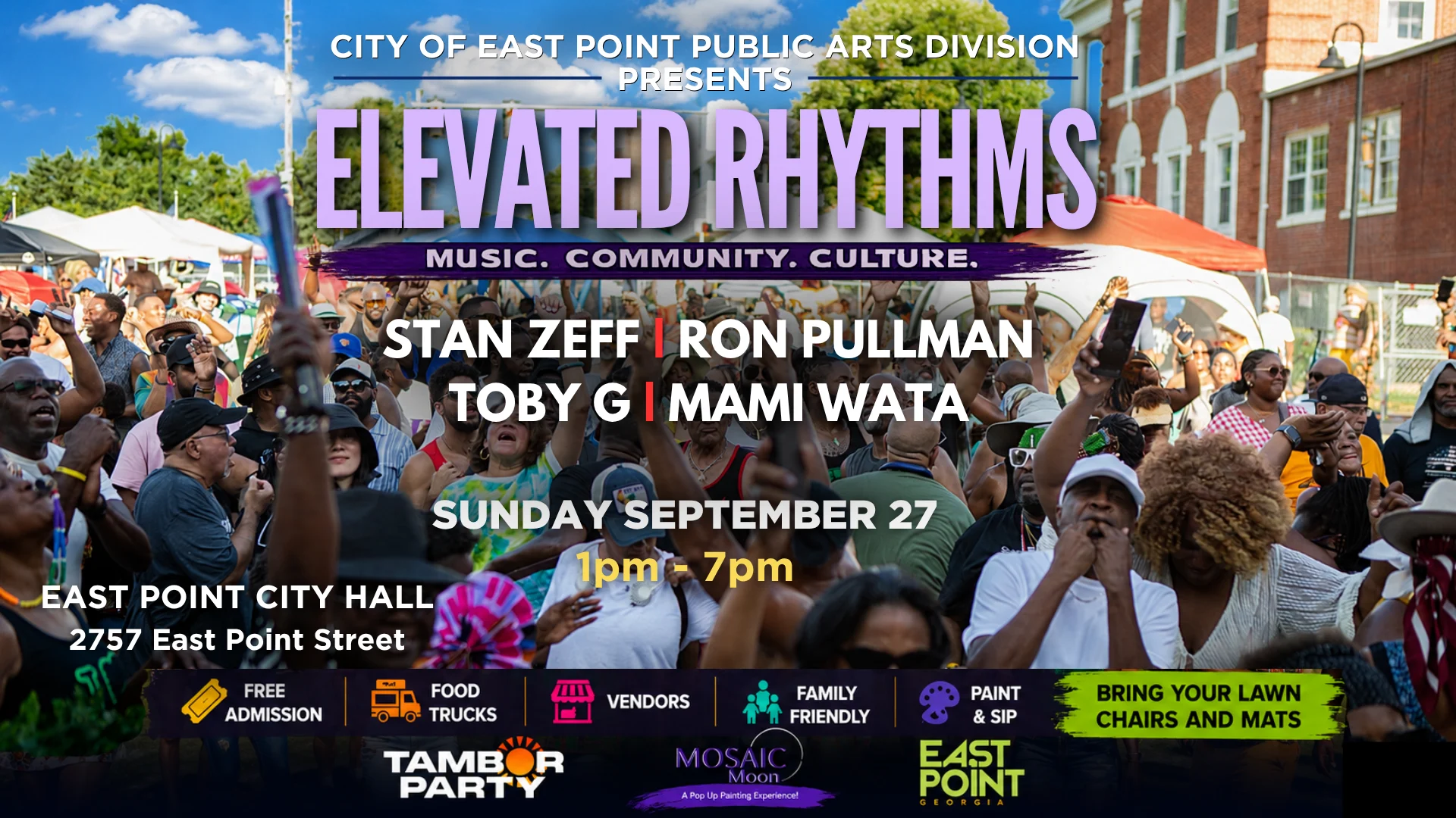 Elevated Rhythms - Sunday, September 27 (Free Event)