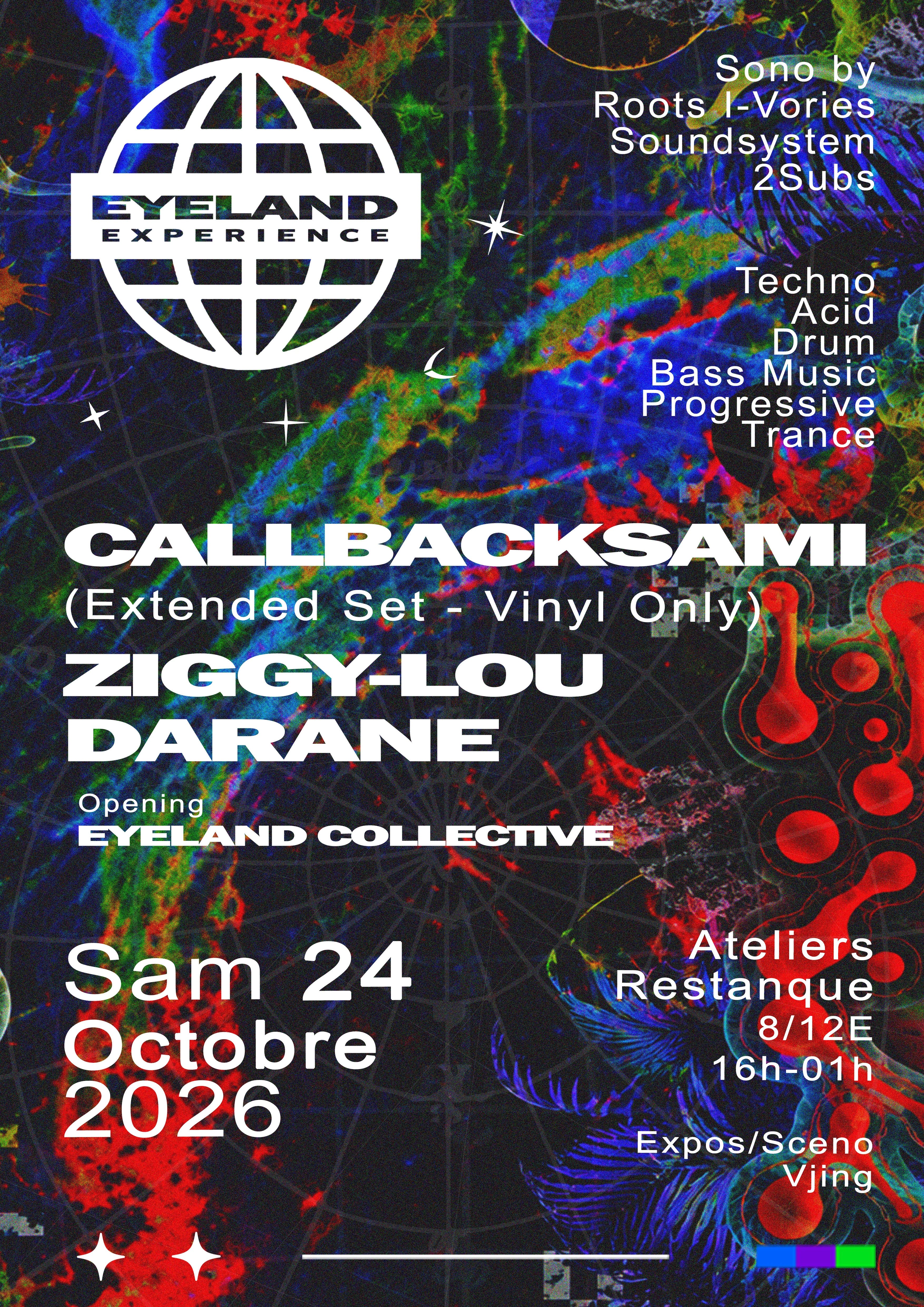 Eyeland Expérience_001 : Callbacksami, Ziggy-Lou, Darane