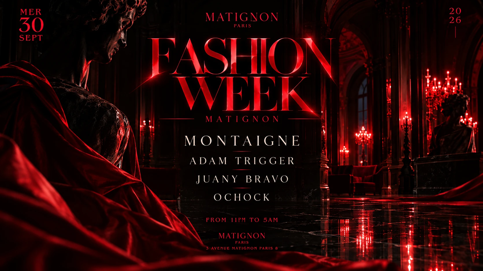 Fashion Week Matignon Montaigne Adam Trigger Juany Bravo