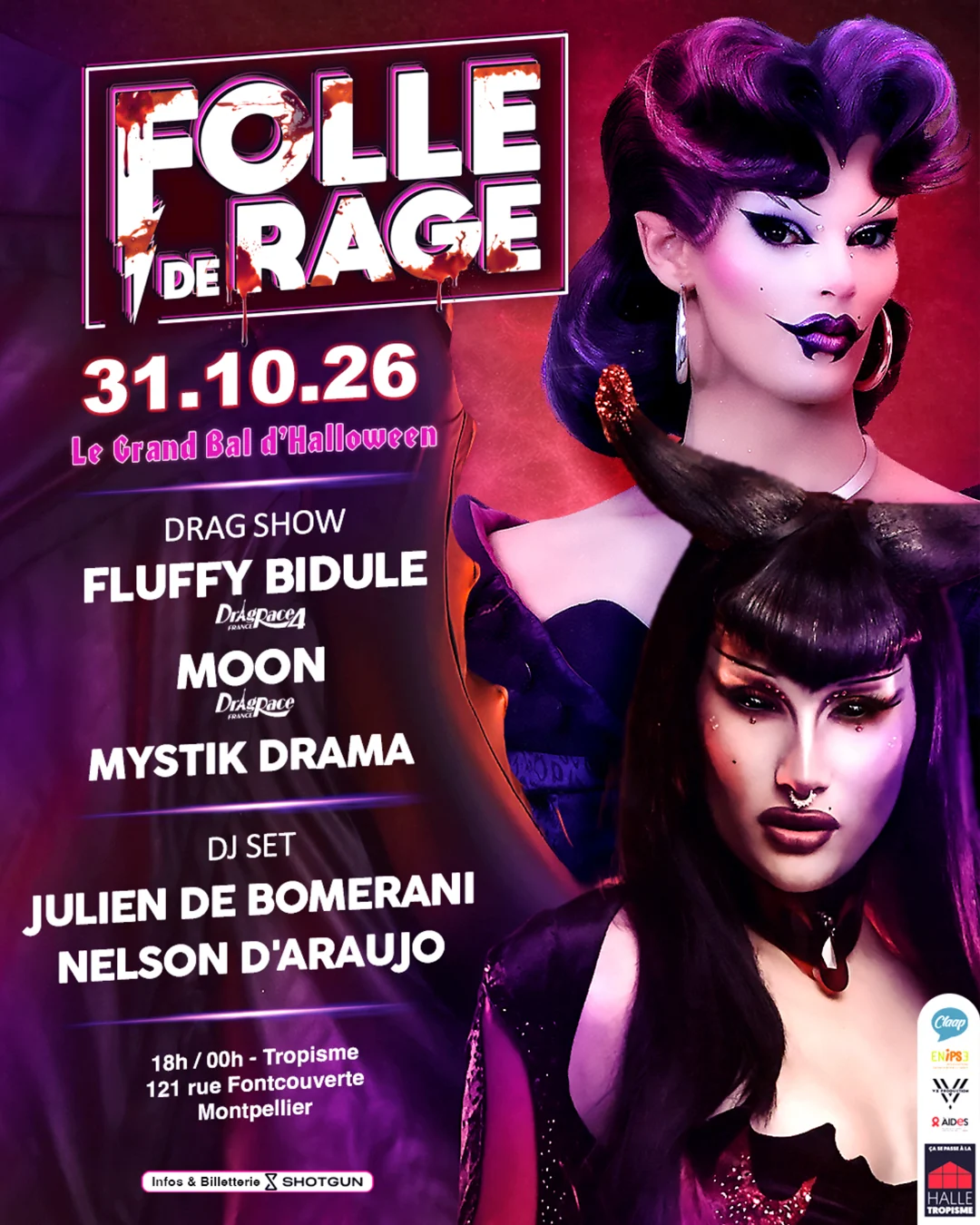Folle De Rage X Tropisme - Le Grand Bal D'halloween