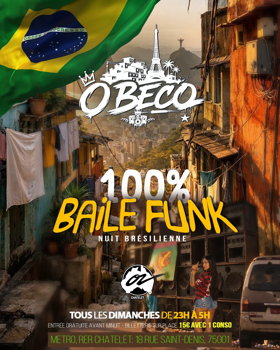 O Beco 100% Baile Funk (Nuit Brésilienne) 11.10.26