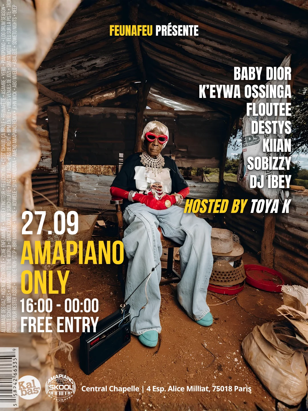 Feunafeu Amapiano Only — Central Chapelle