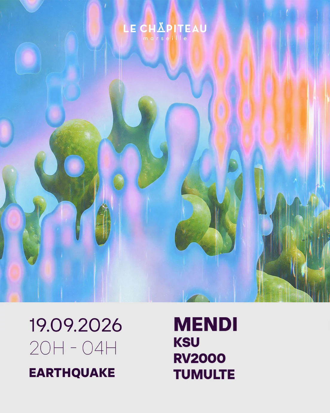 Earthquake W/ Mendi, Ksu, Rv2000 & Tumulte