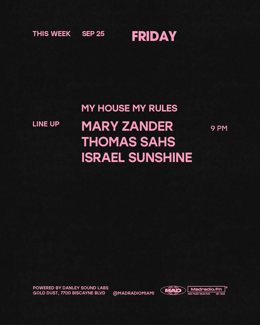 Mary Zander / Thomas Sahs / Israel Sunshine