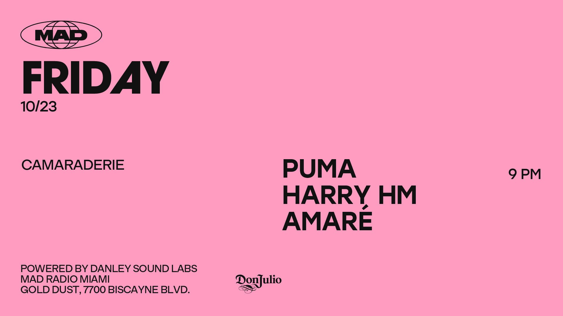 Camaraderie: Puma / Harry Hm / Amaré