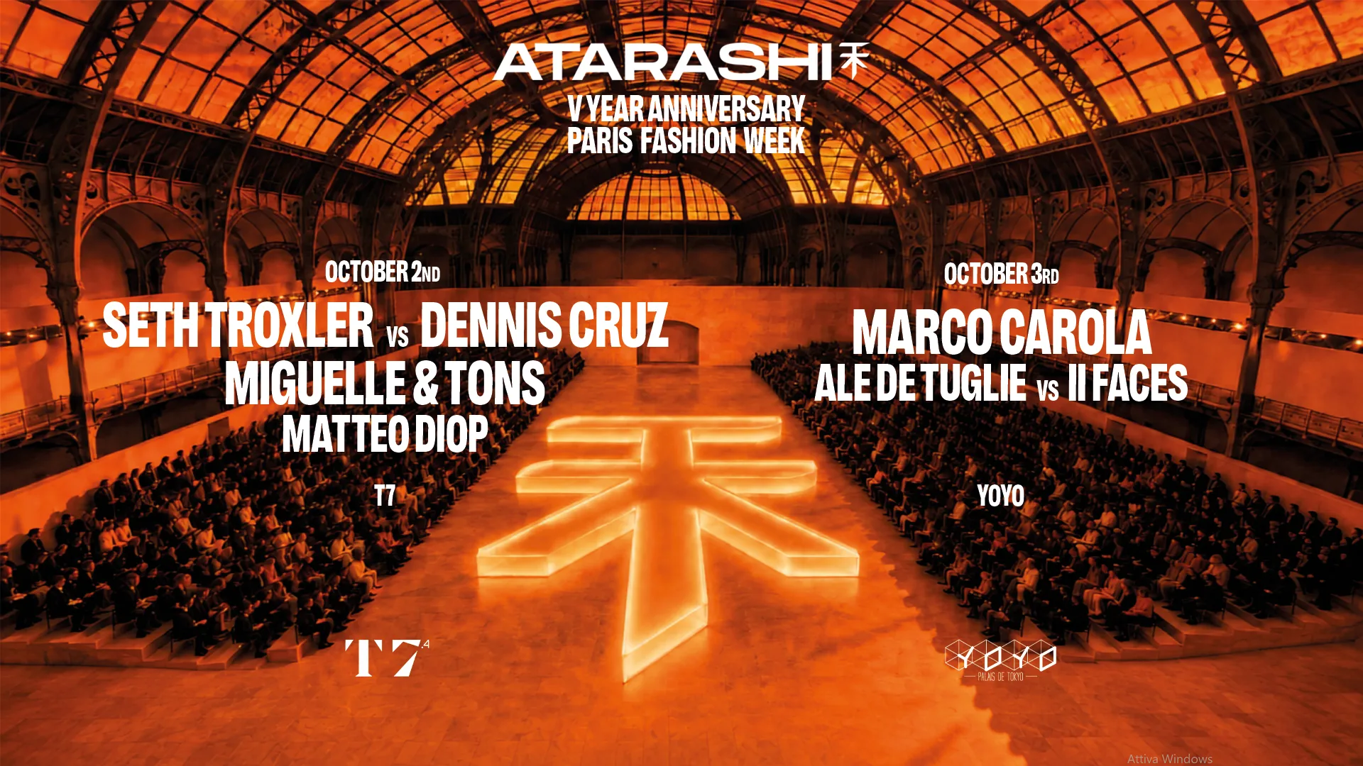 Atarashi Weekend: Marco Carola, Seth Troxler Vs Dennis Cruz