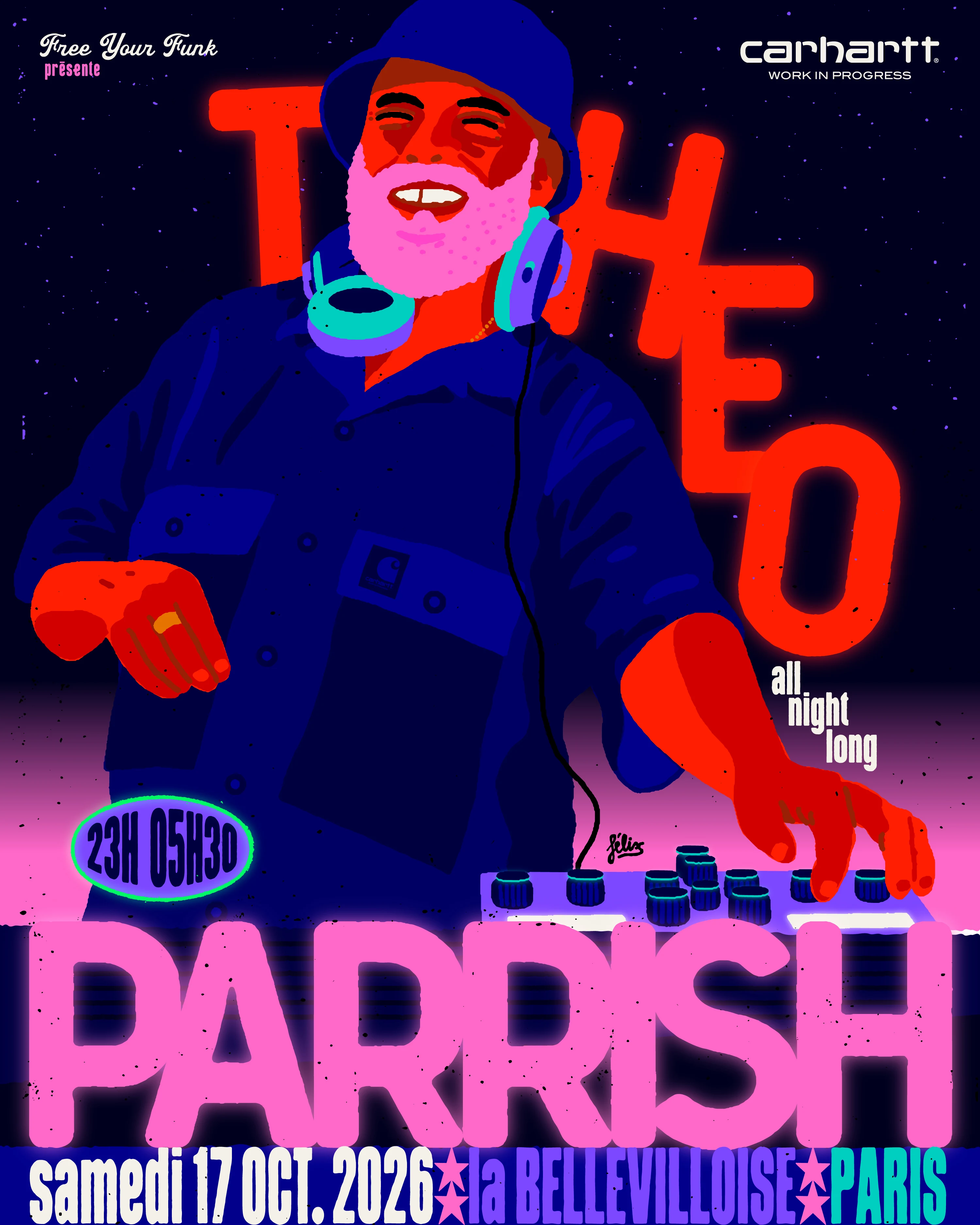 Free Your Funk Présente Theo Parrish All Night Long | 17.10