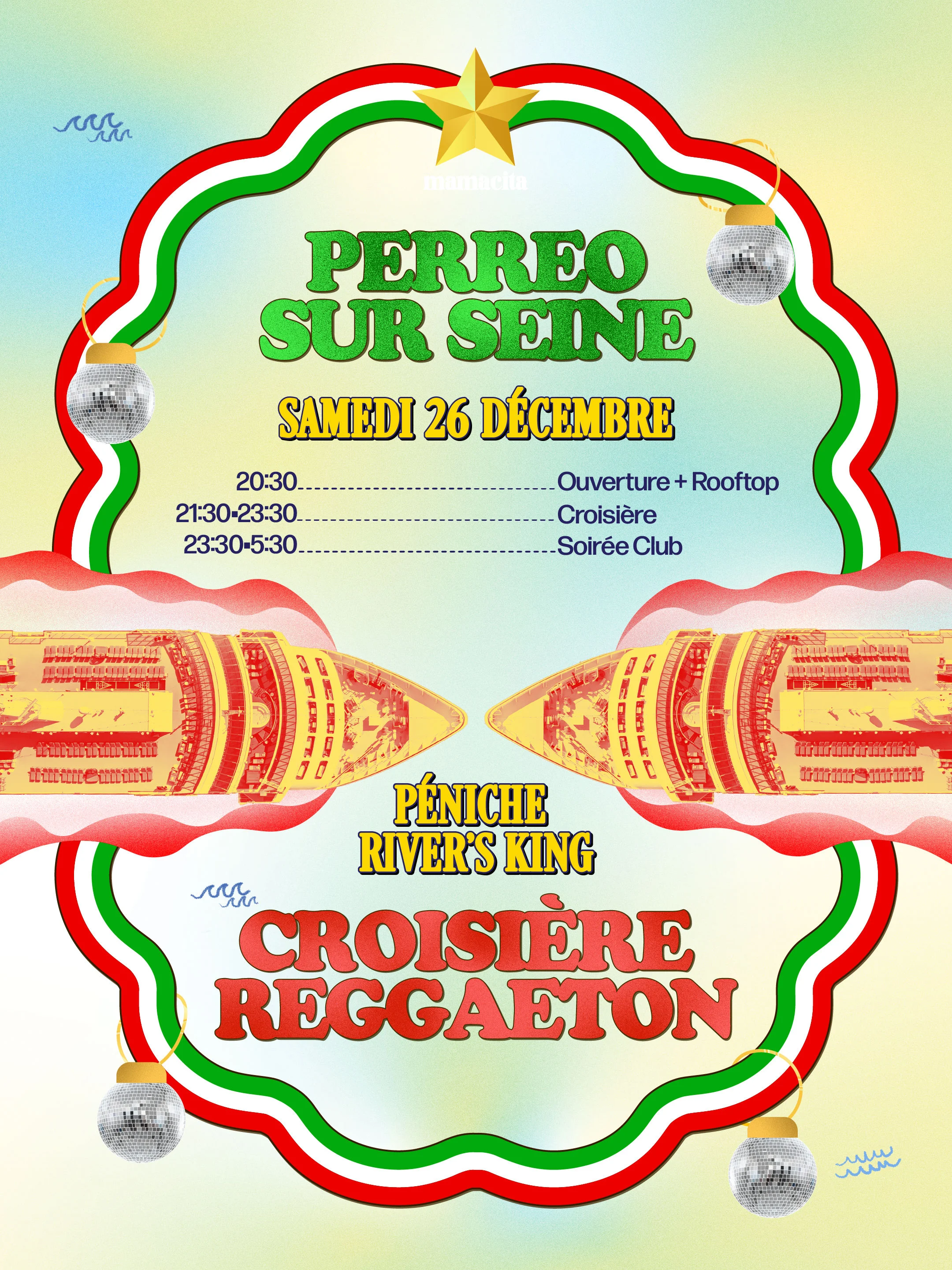 Perreo-Sur-Seine : Croisière Reggaeton • Noël