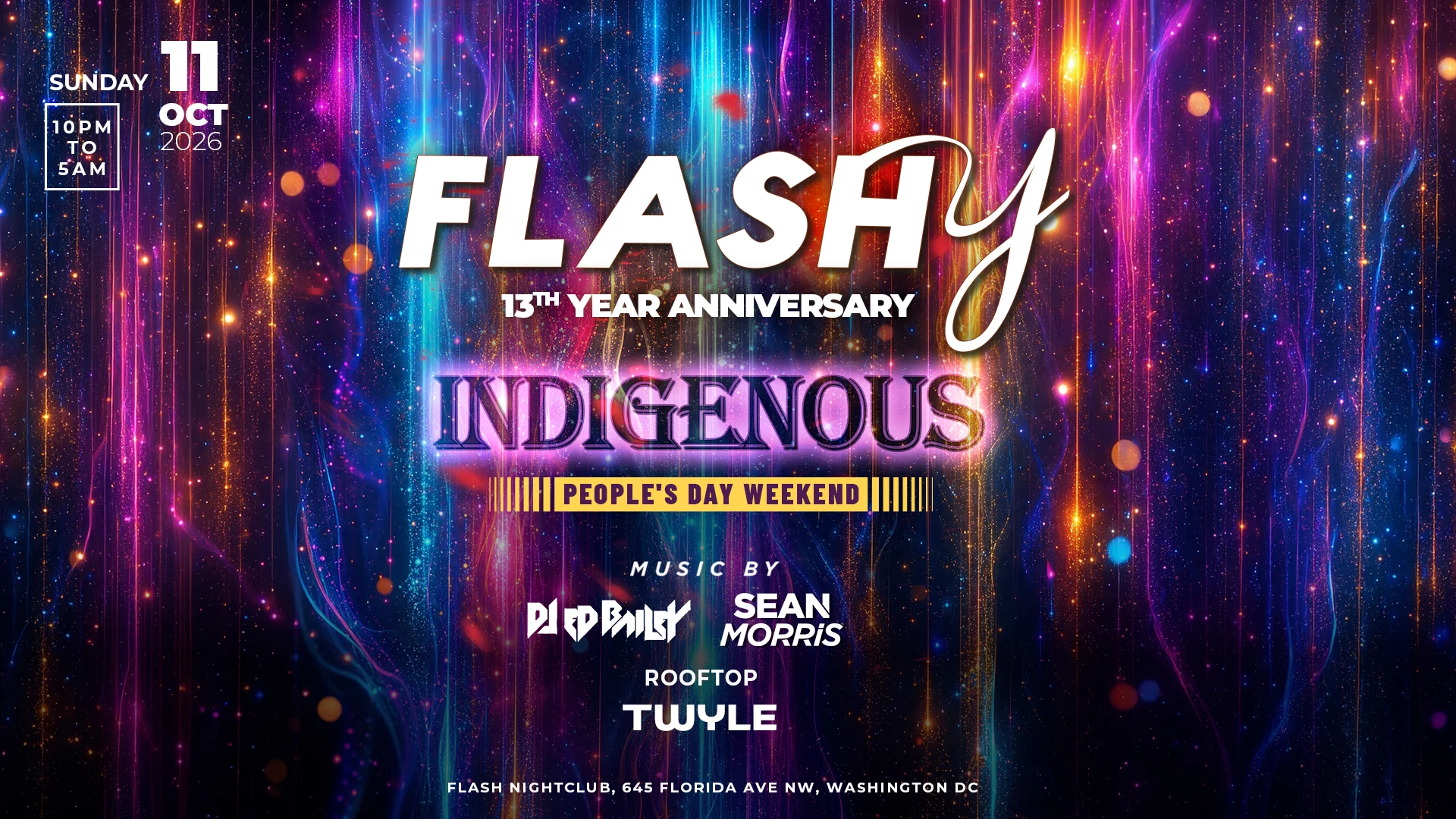 Flashy Indigenous People's Day Weekend!