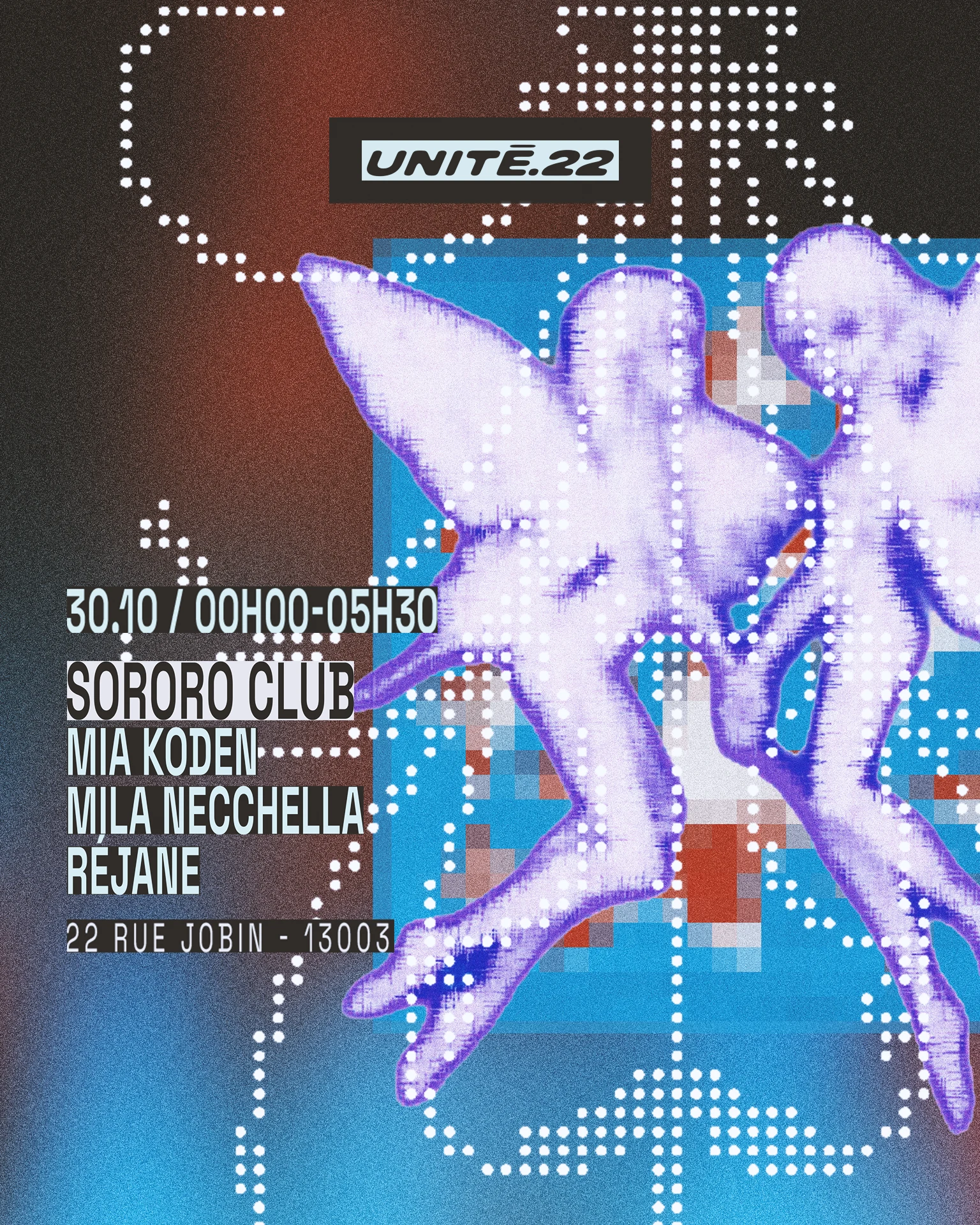 U.22 X Sororo Club : Mia Koden, Mila Necchella, Réjane