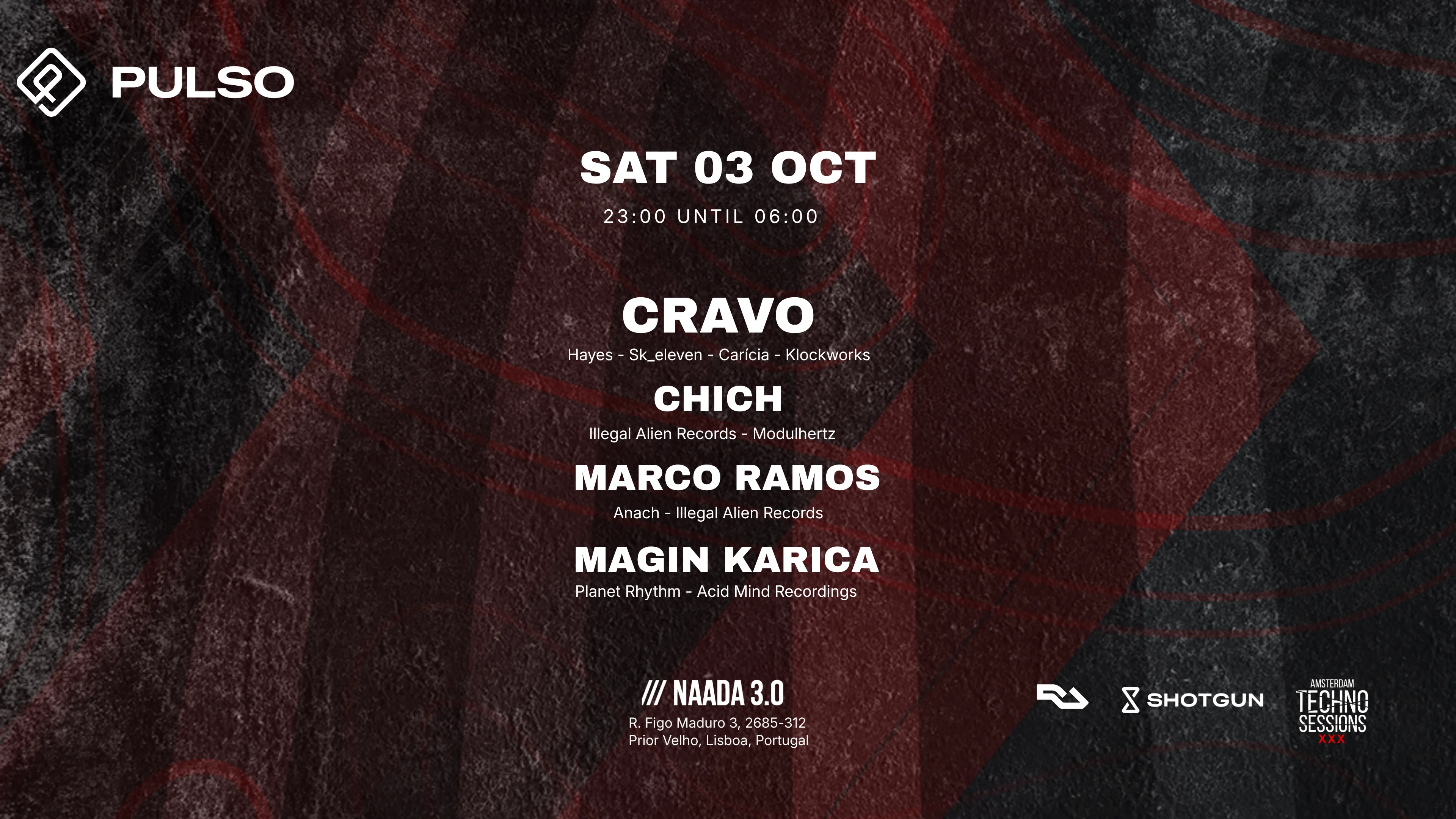 Pulso × Amsterdam Techno Sessions With Cravo