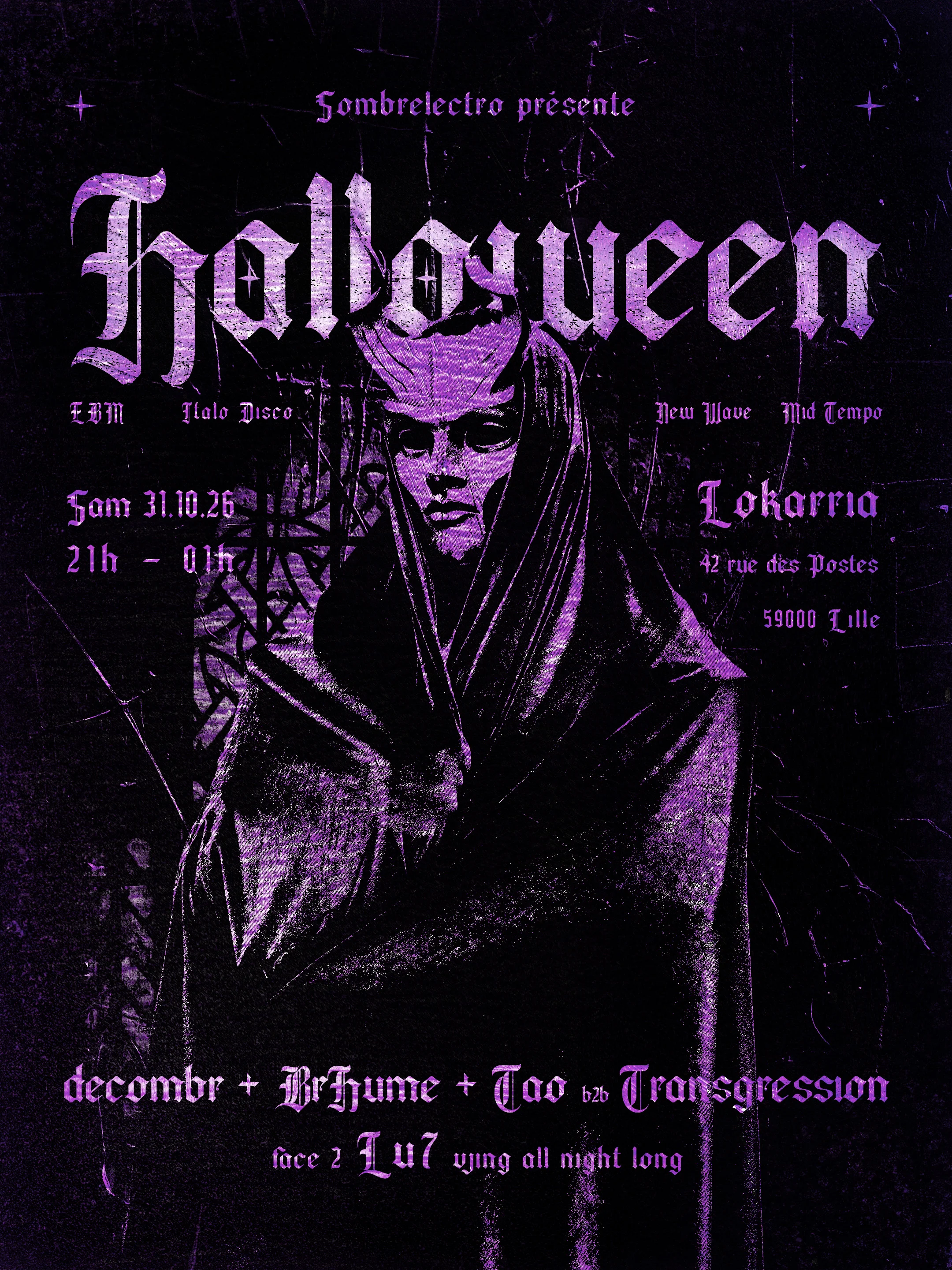 Sombrelectro Édition Halloween 2026 Au Lokarria, Lille