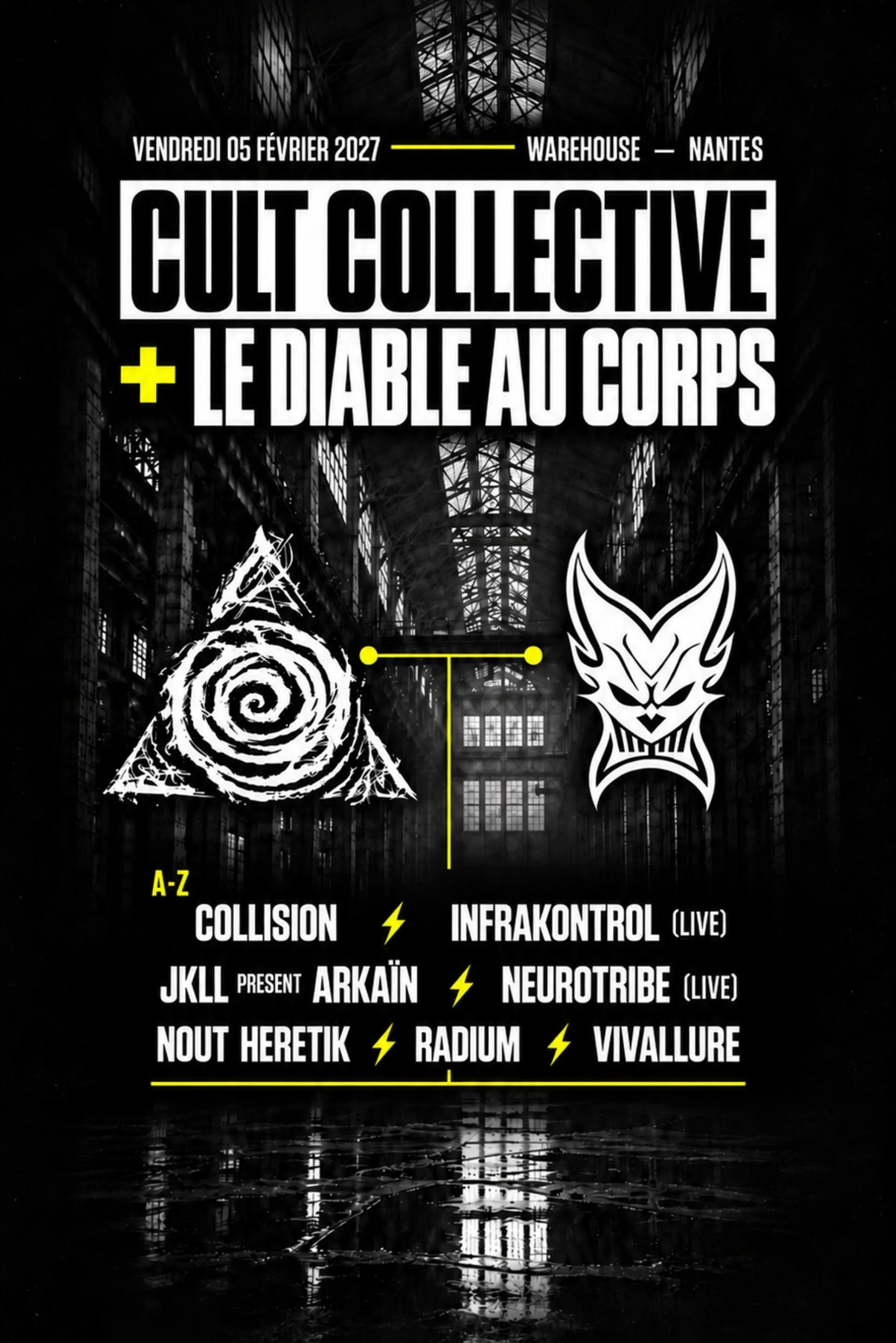 Cult Collective X Le Diable Au Corps Au Warehouse Nantes