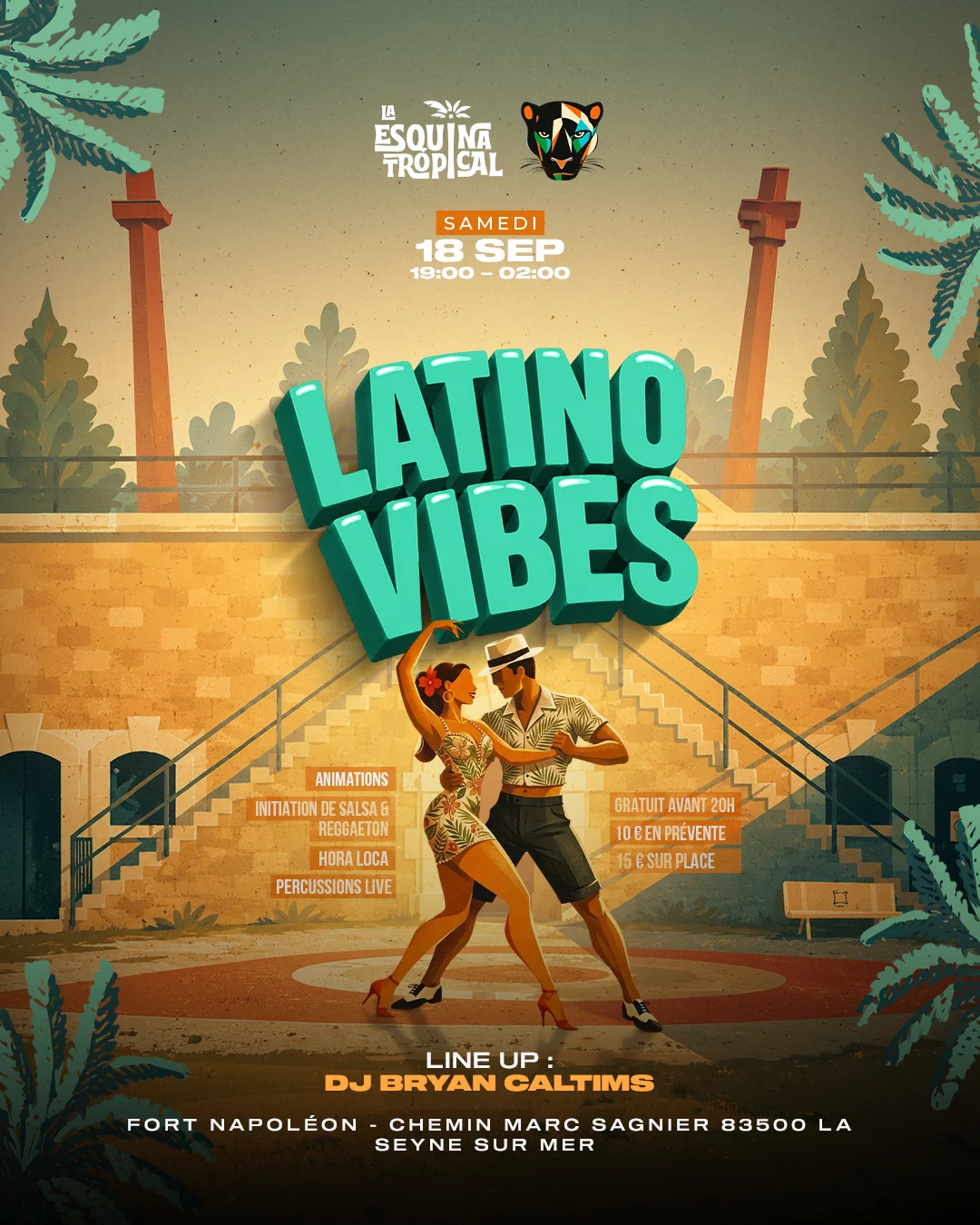 Latino Vibes | La Esquina Tropical X Fort Napoleon