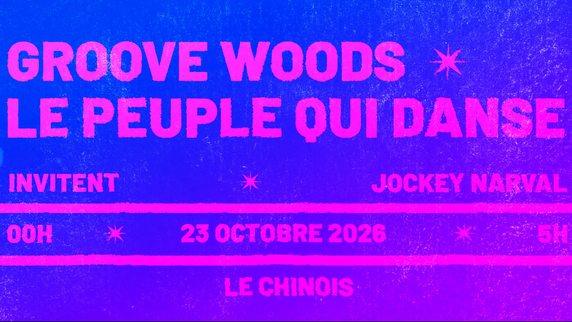 Groove Woods X Le Peuple Qui Danse Invitent Jockey Narval