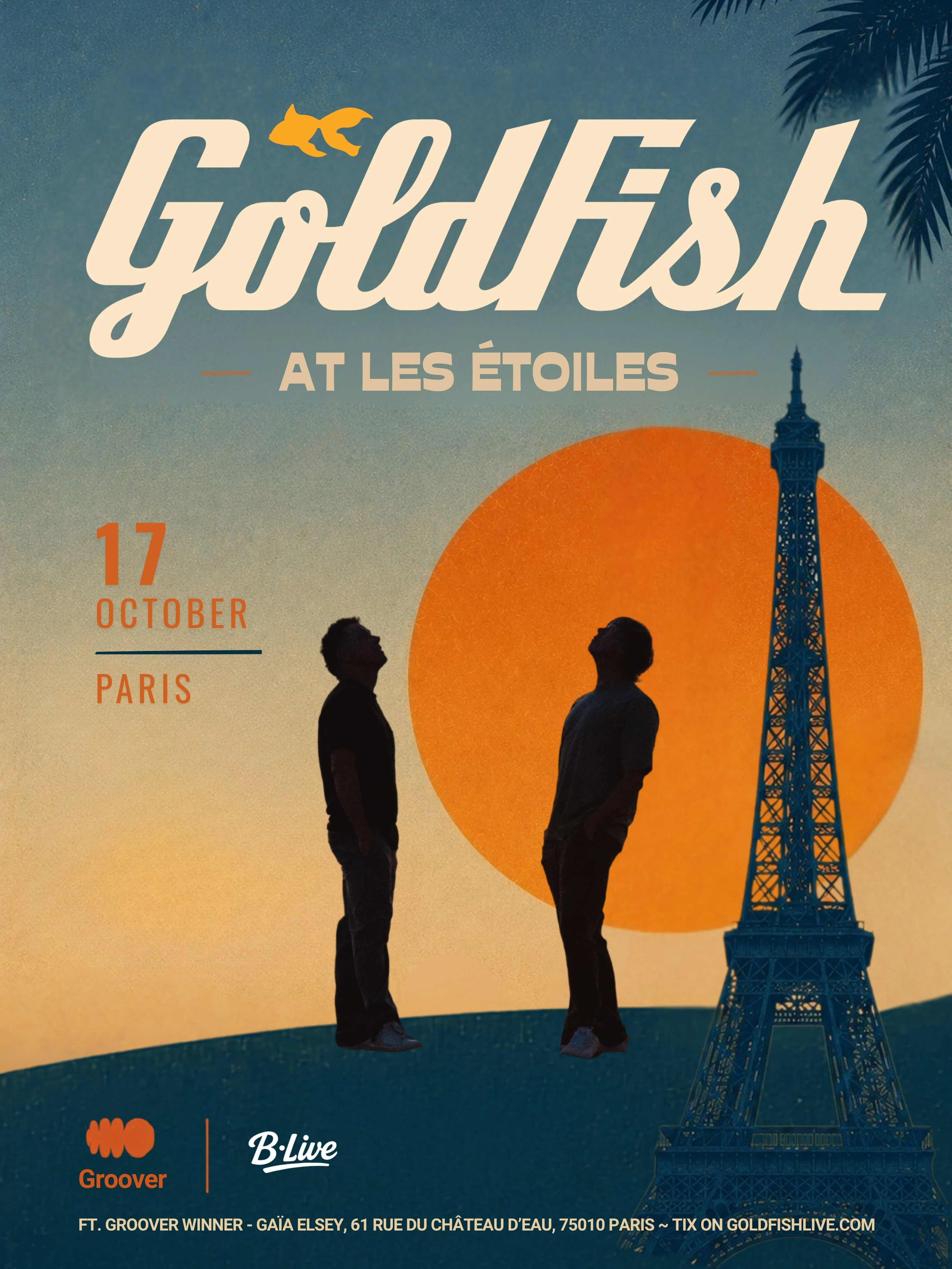 Goldfish Live In Paris!
