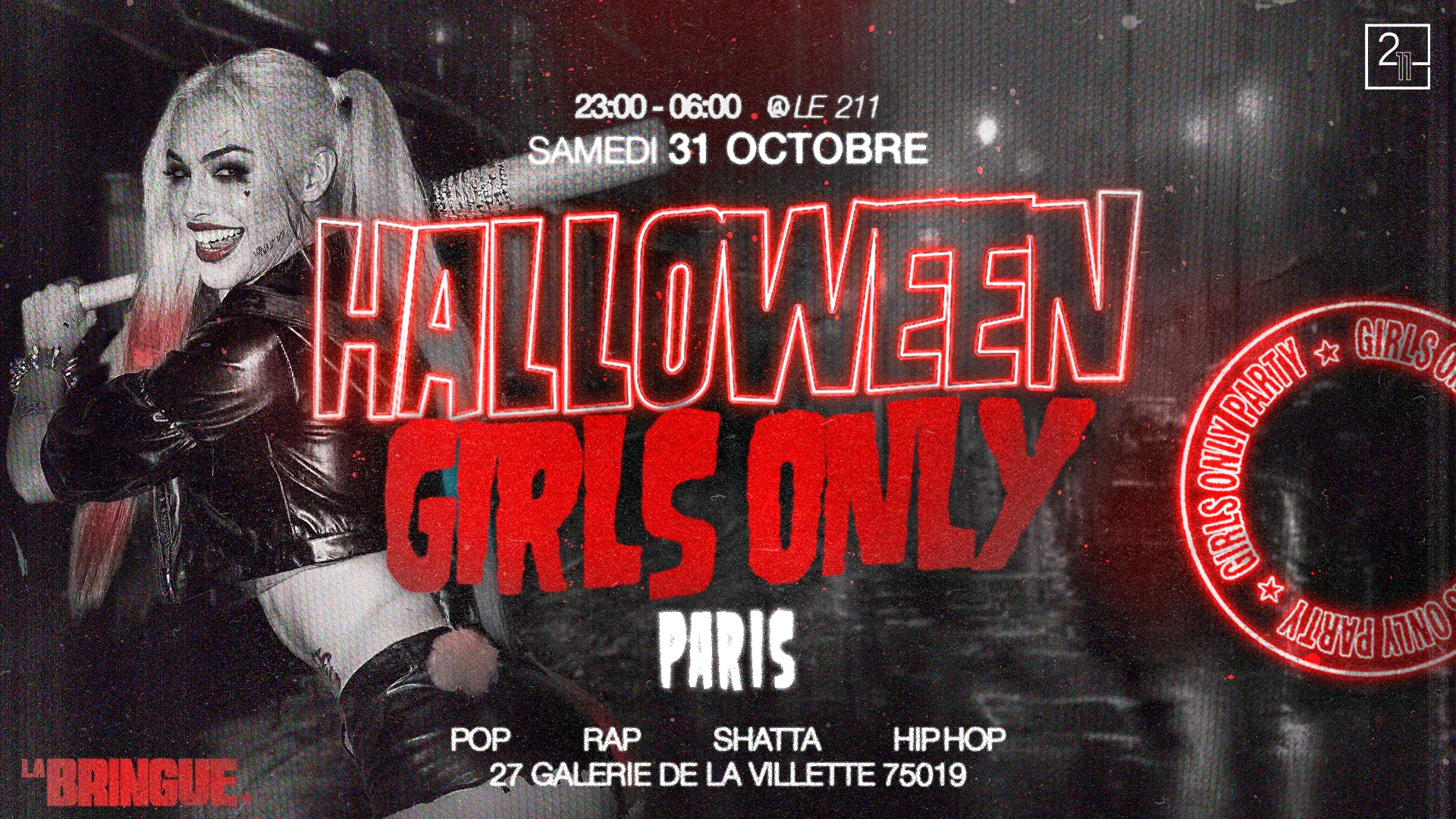 La Bringue - Halloween Girls Only - Paris