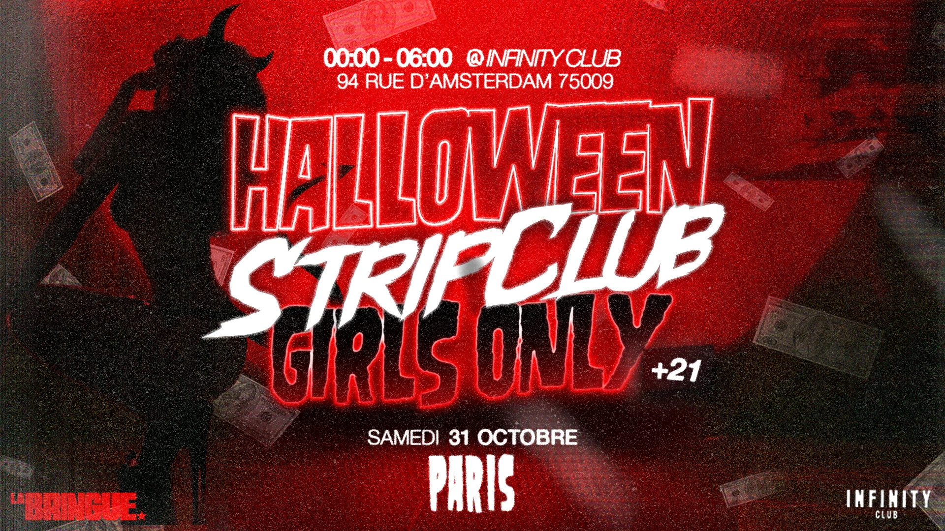 La Bringue - Halloween Stripclub Girls Only - Paris