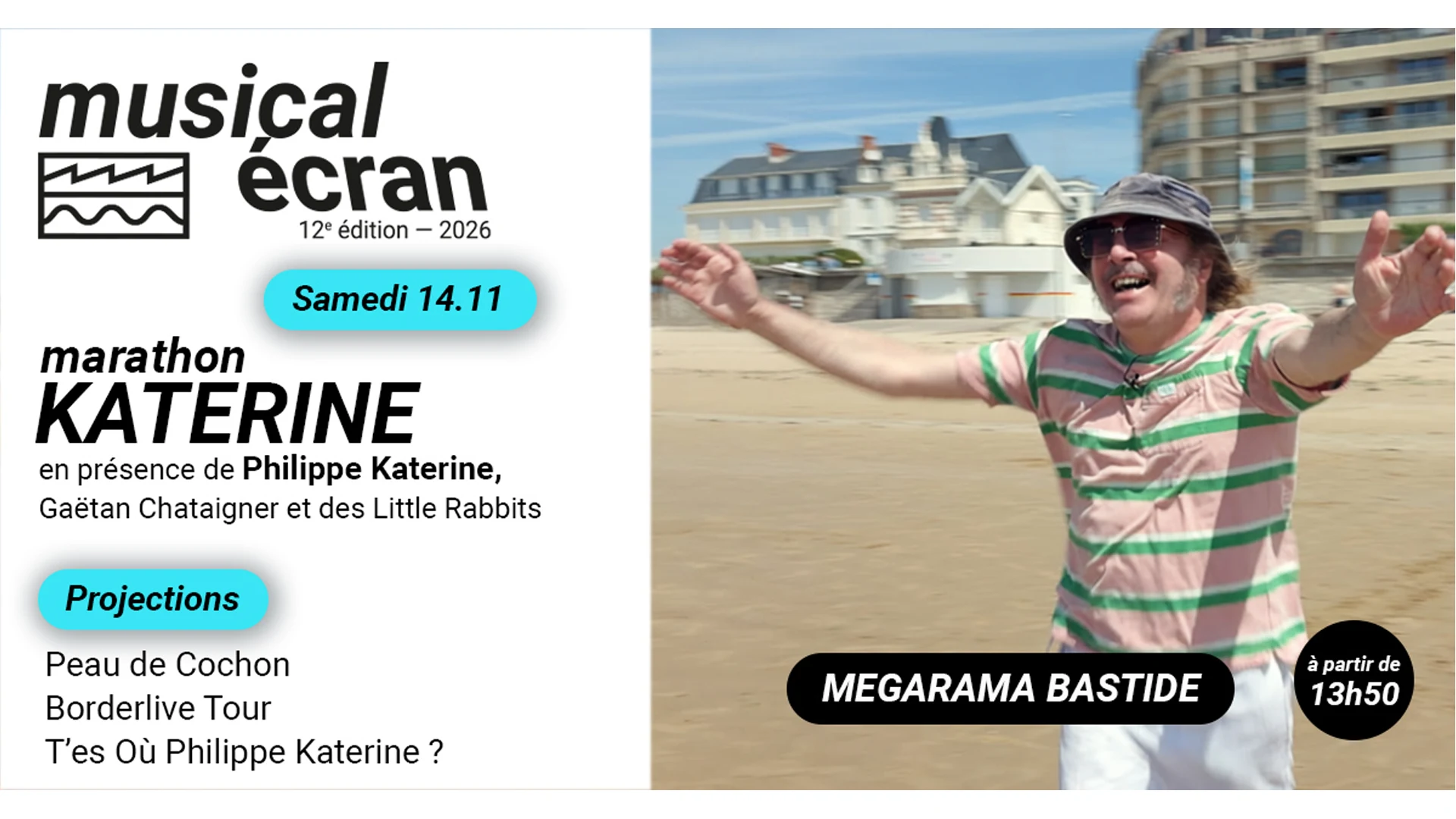 Pass Marathon 3 Films Philippe Katerine
