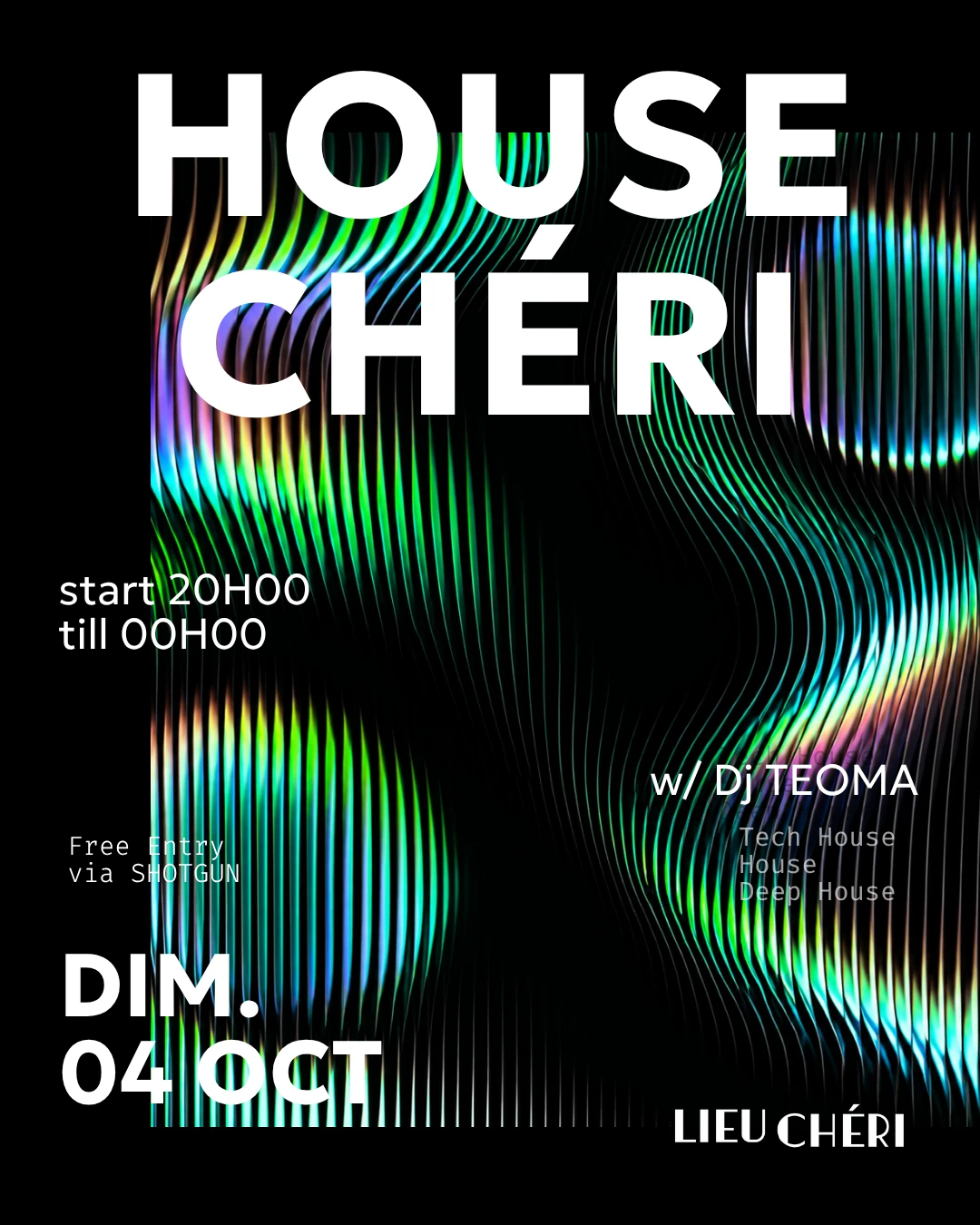 House Chéri - Lieu Chéri 04/10/26