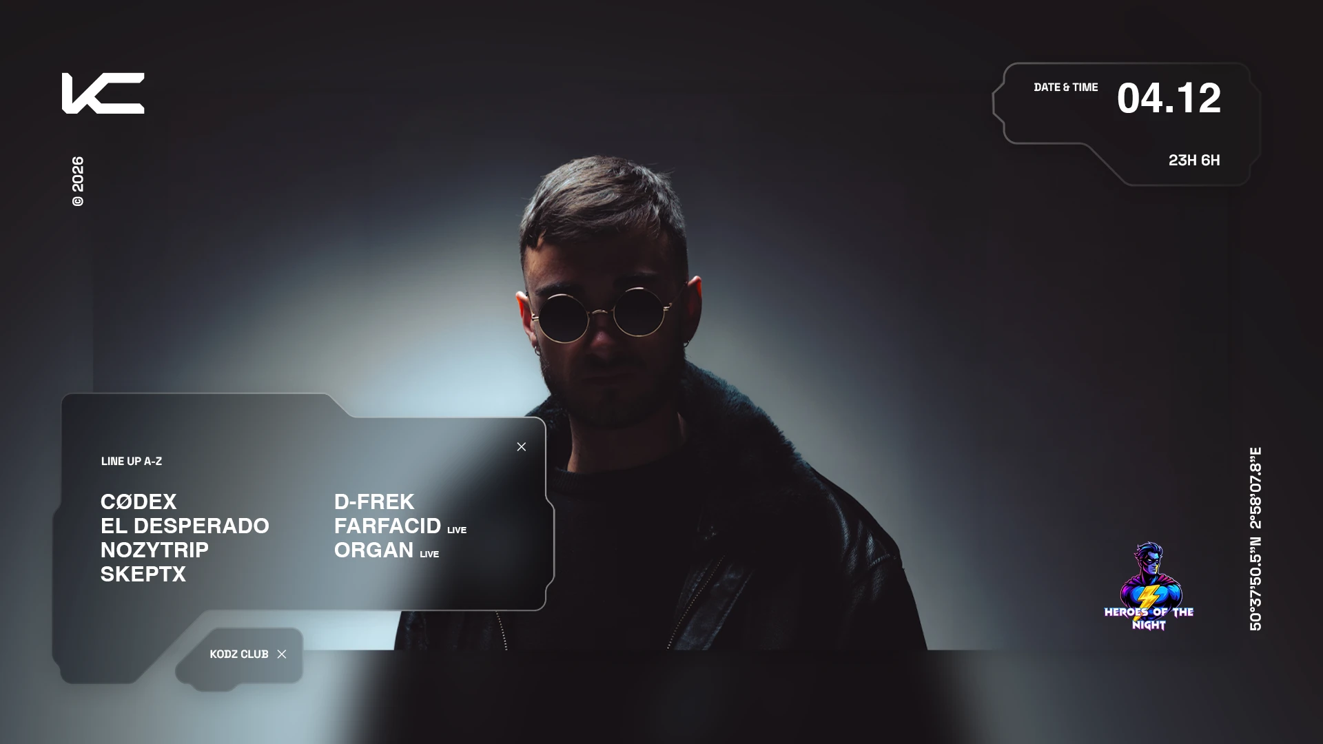 Kodz X Hotn Presents : D-Frek, El Desperado, Farfacid & More