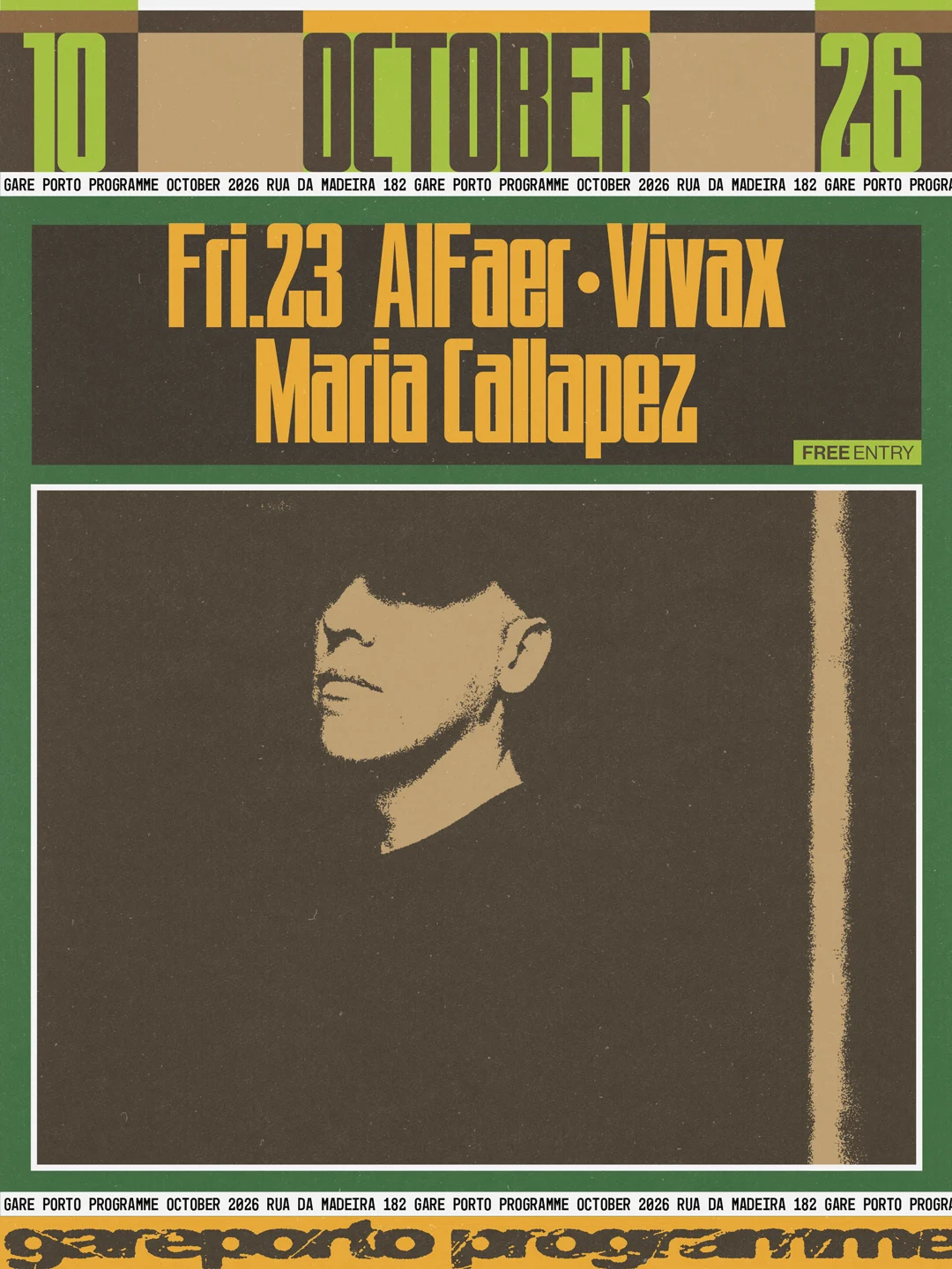 Alfaer, Maria Callapez, Vivax - Free Entry