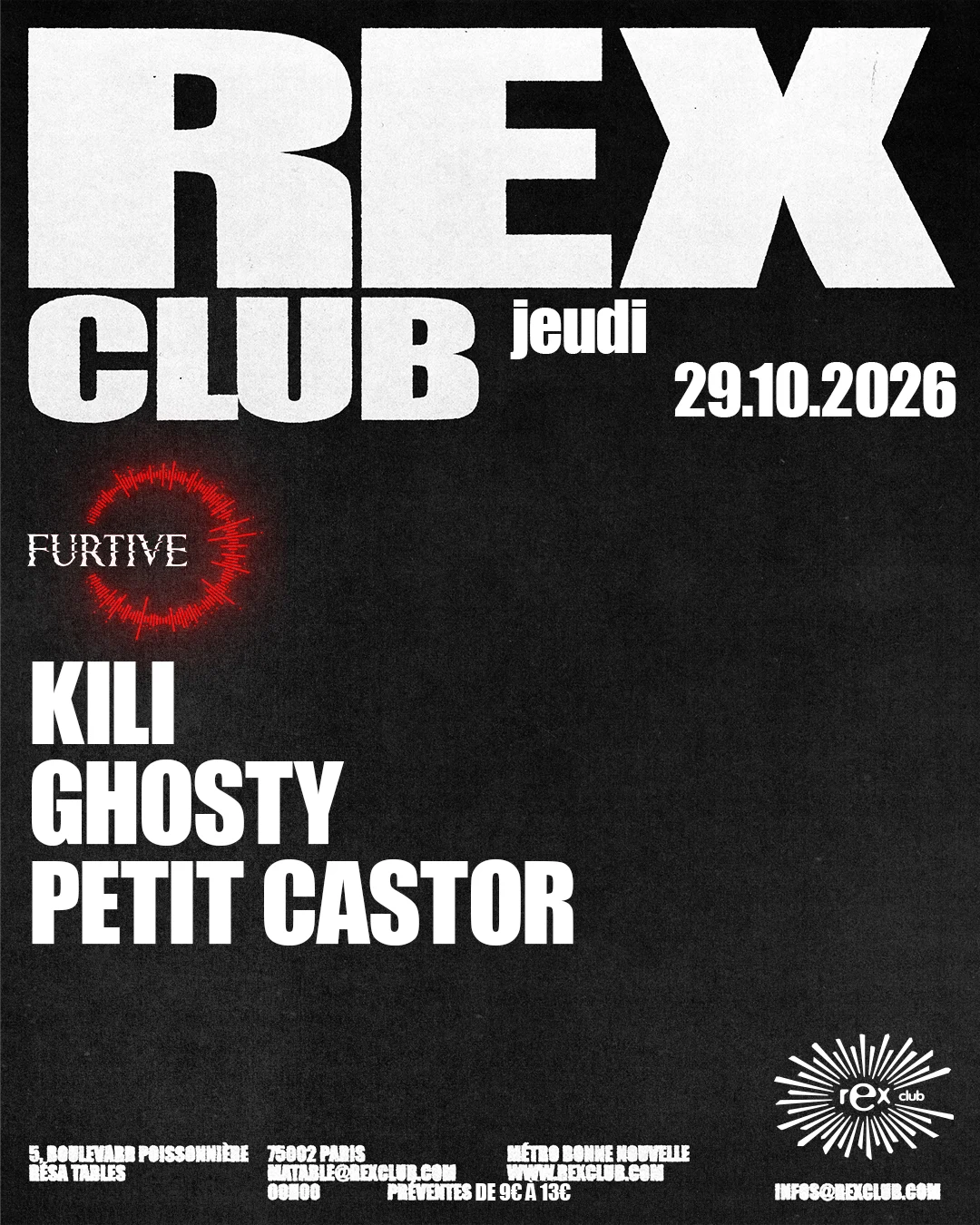 Furtive: Kili, Ghosty, Petit Castor