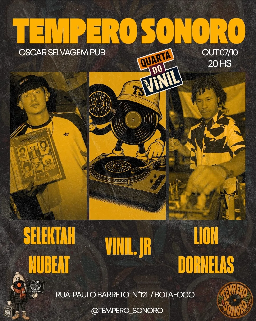 Tempero Sonoro - 07/10 - Quarta Do Vinil