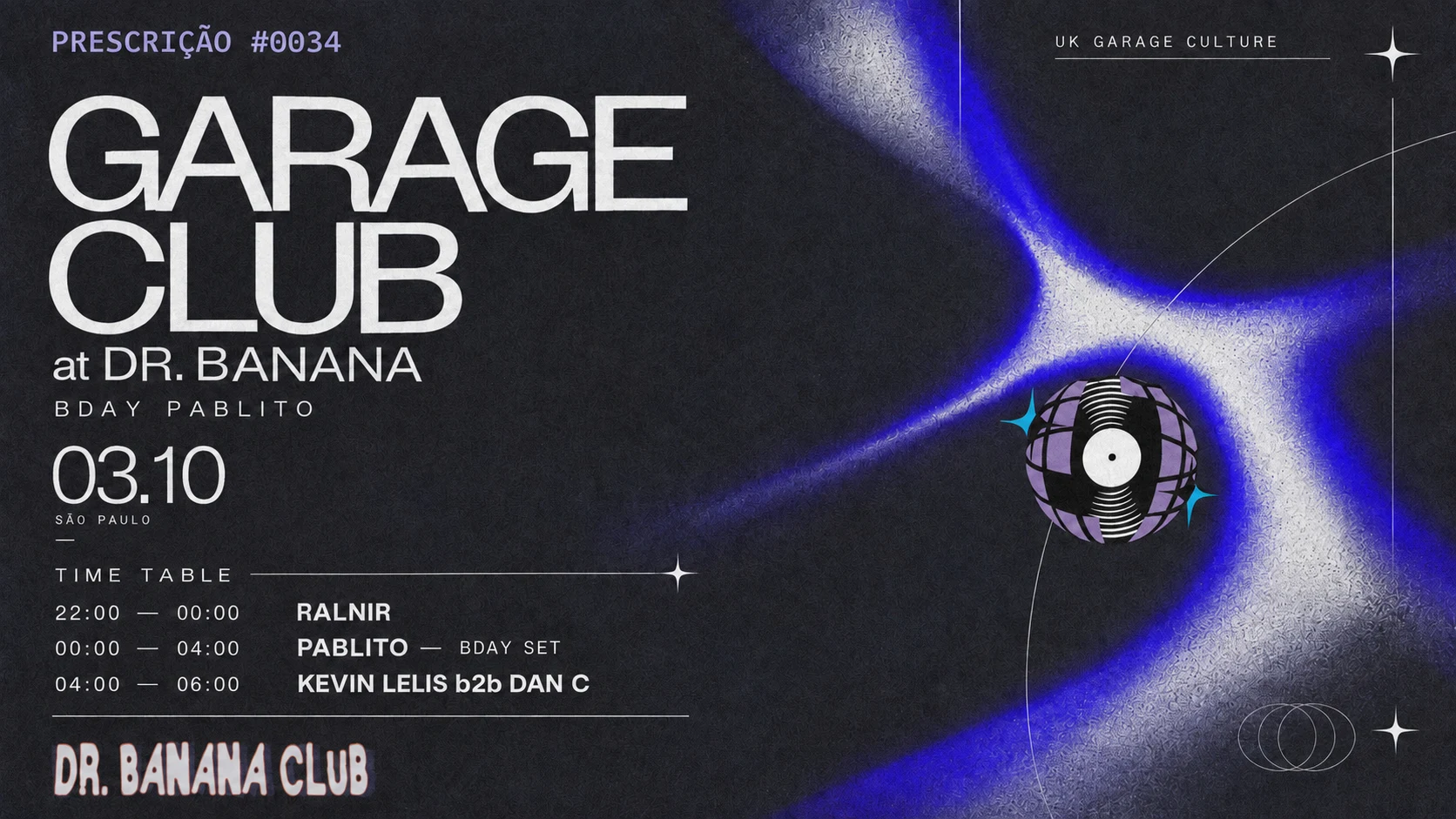 Garage Club At Dr. Banana · Bday Pablito