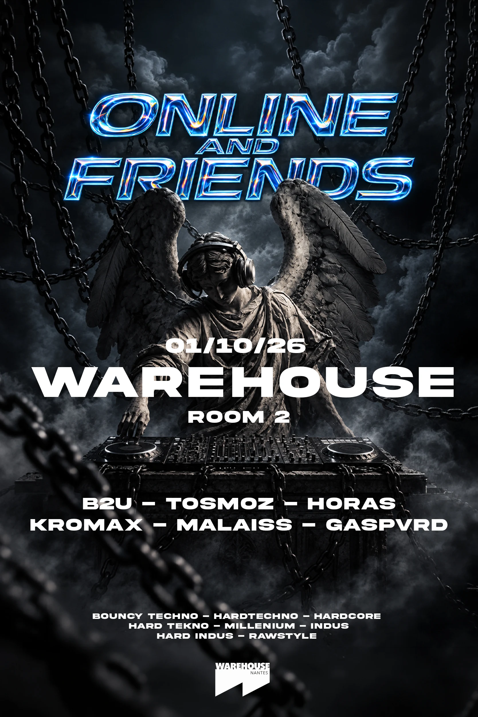 Collectif Online & Friends En Room 2 Du Warehouse !