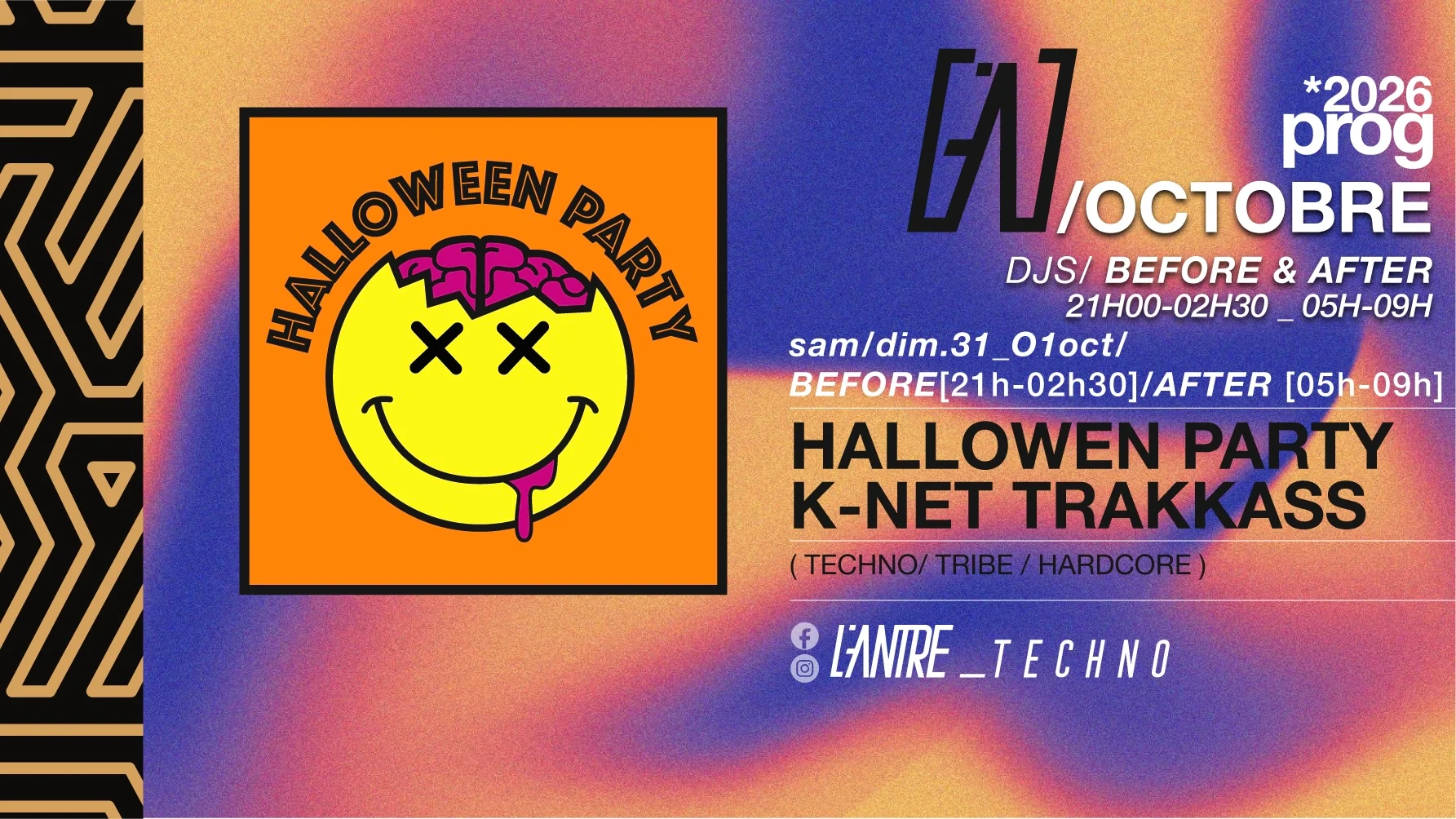 Halloween After Party : K-Net Trakkass — Techno