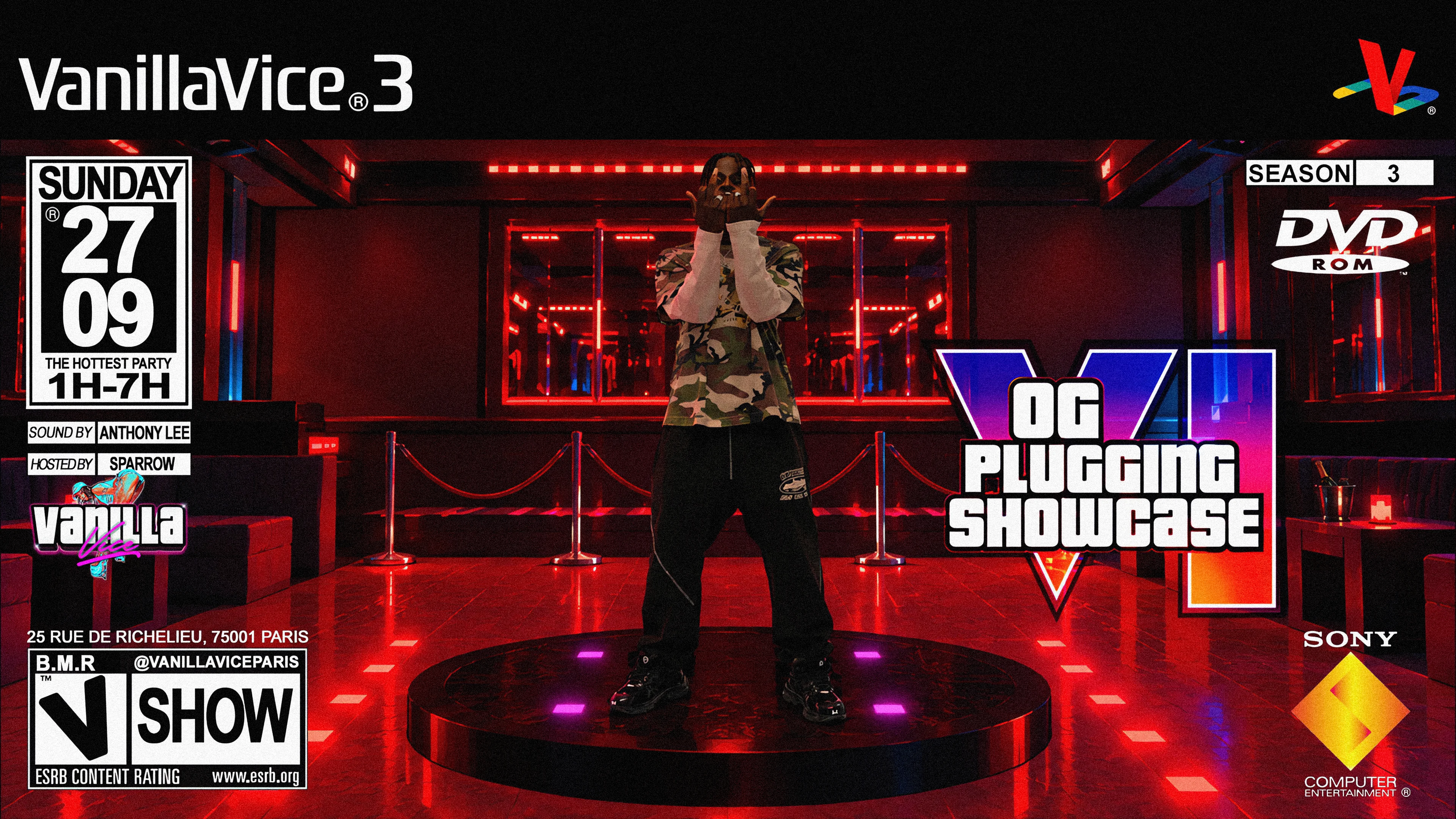 Vanilla Vice | 27/09 Showcase Og Plugging