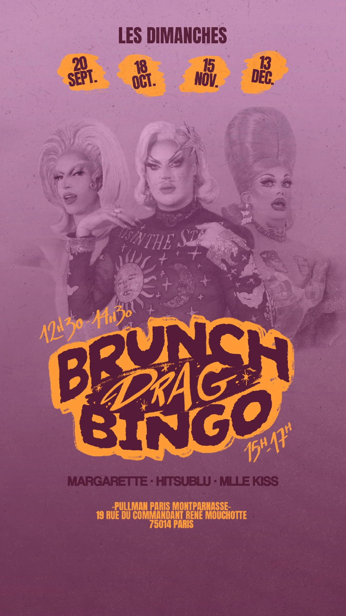 Brunch Bingo Drag - Margarette, Hitsublu & Mlle Kiss
