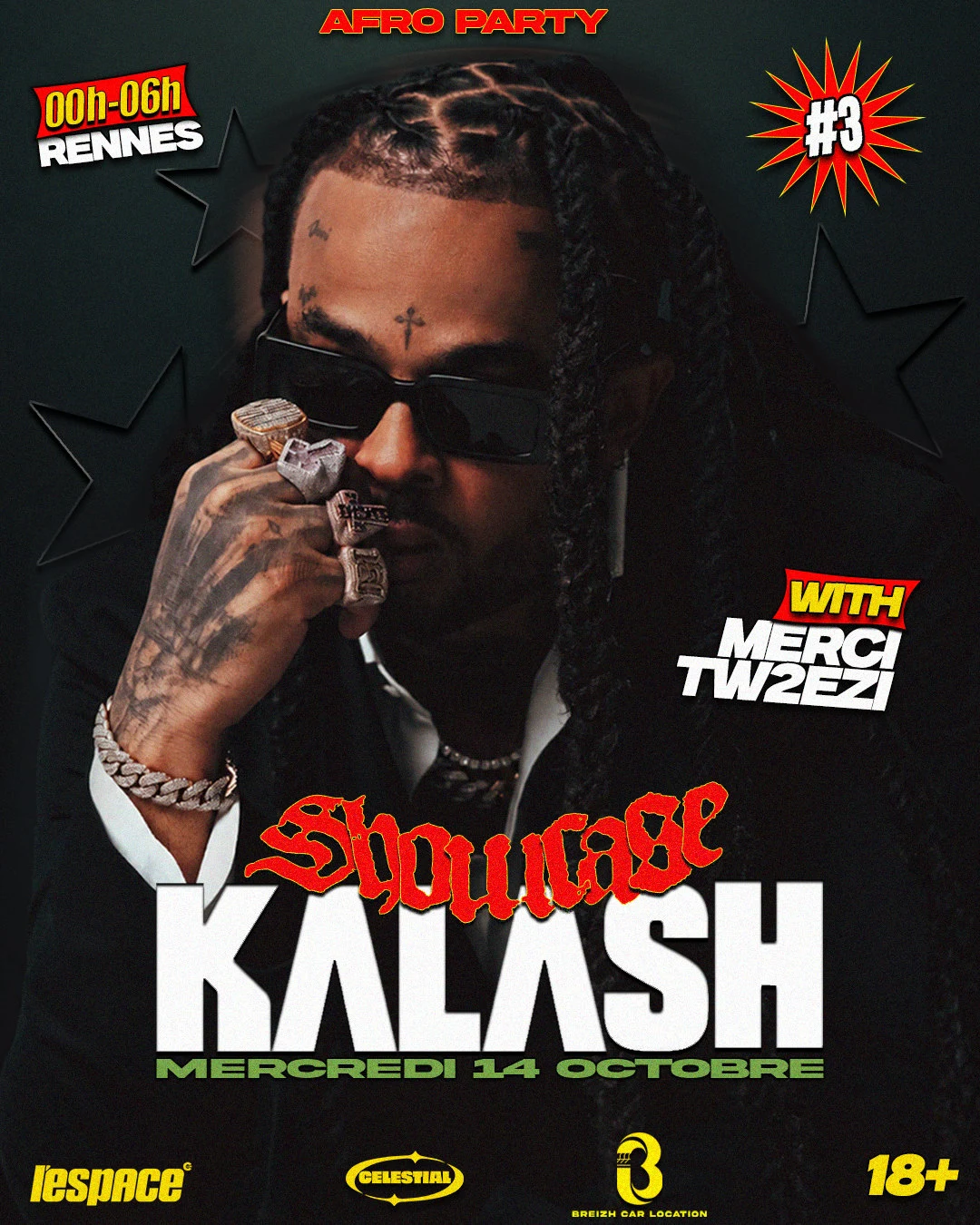 Kalash [Showcase] X Afro Party #3 - Rennes • 14/10