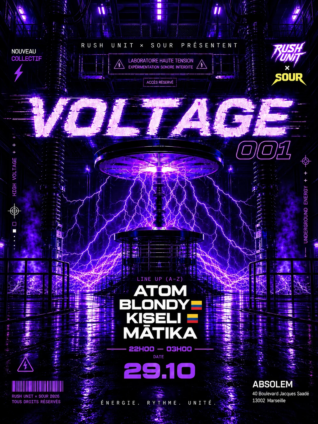 Rush Unit × Sour — Voltage 001