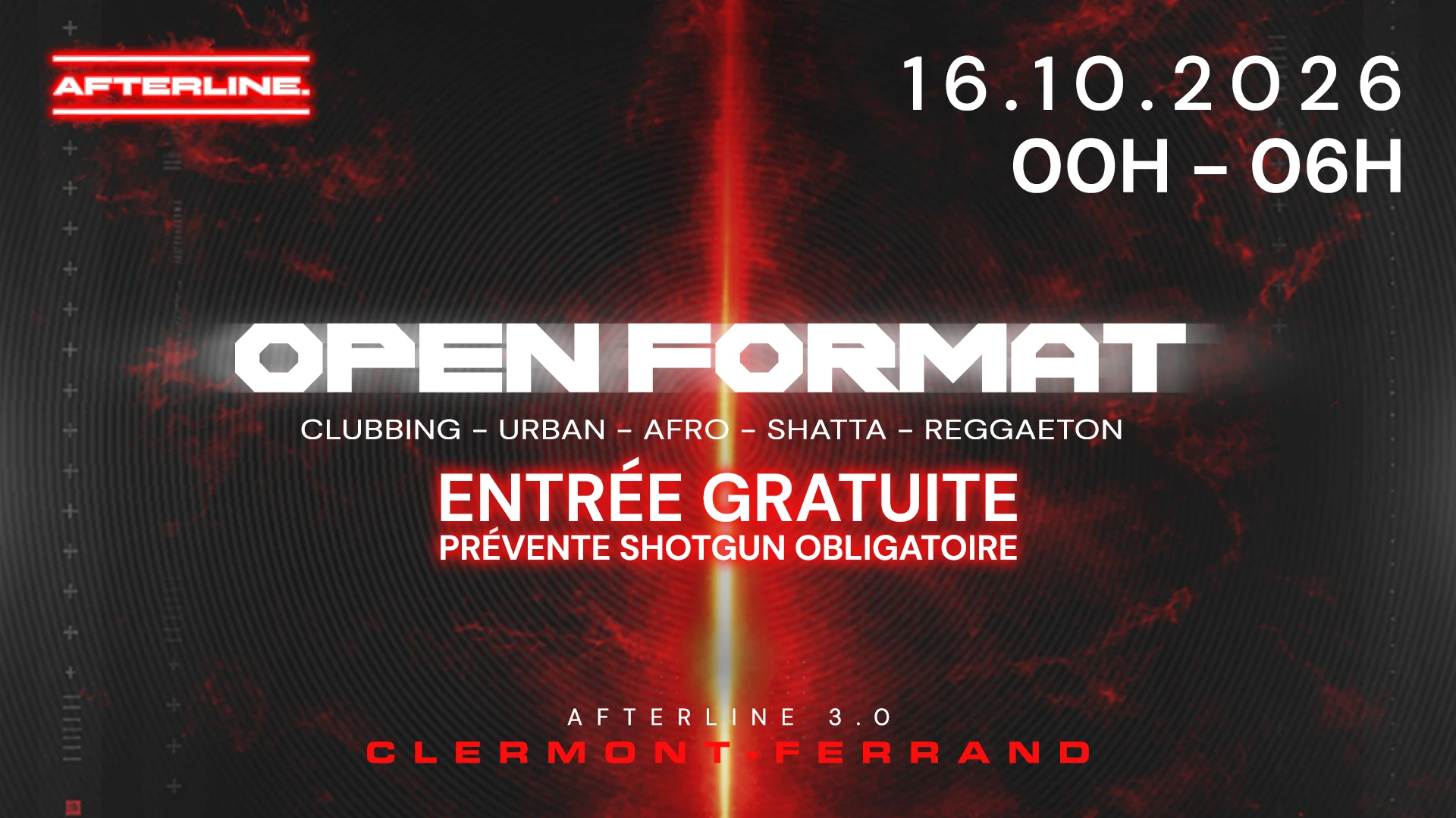 Afterline - Open Format - Entrée Gratuite