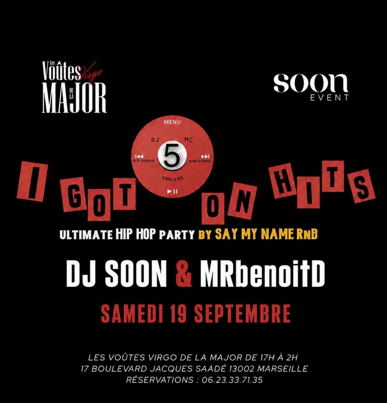 I Got 5 On Hits - Dj Soon & Mrbenoitd By Say My Name