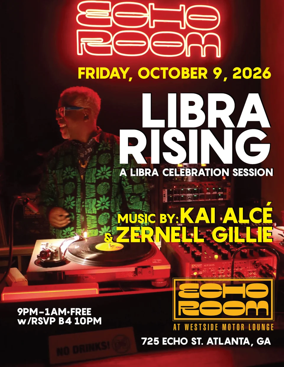 Libra Rising W/ Kai Alcé + Zernell Gillie